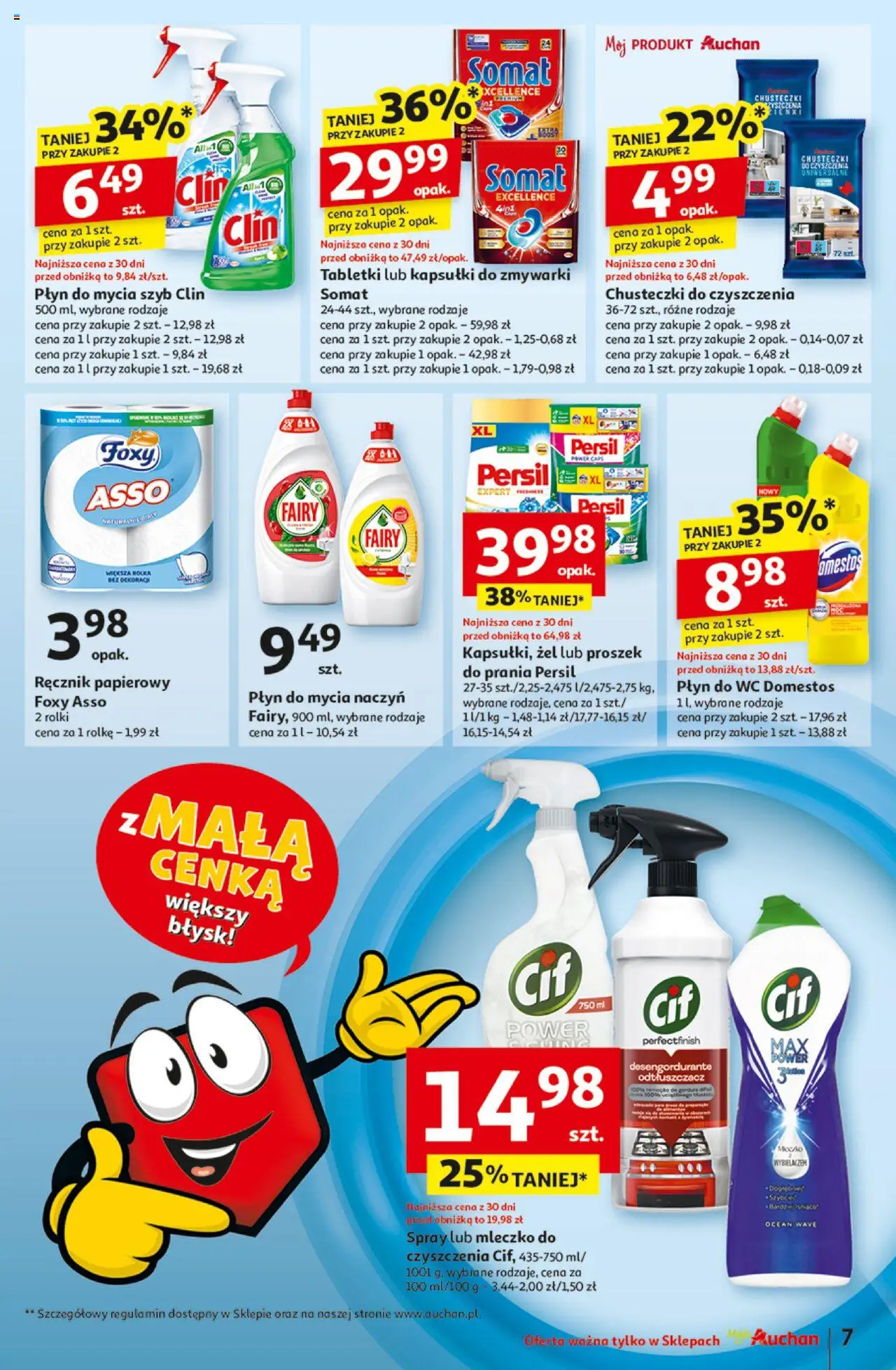 Auchan Z Małą Cenką Dźwigniesz Gazetka ważna od 13.02.2025 do 19.02.2025 strona 9