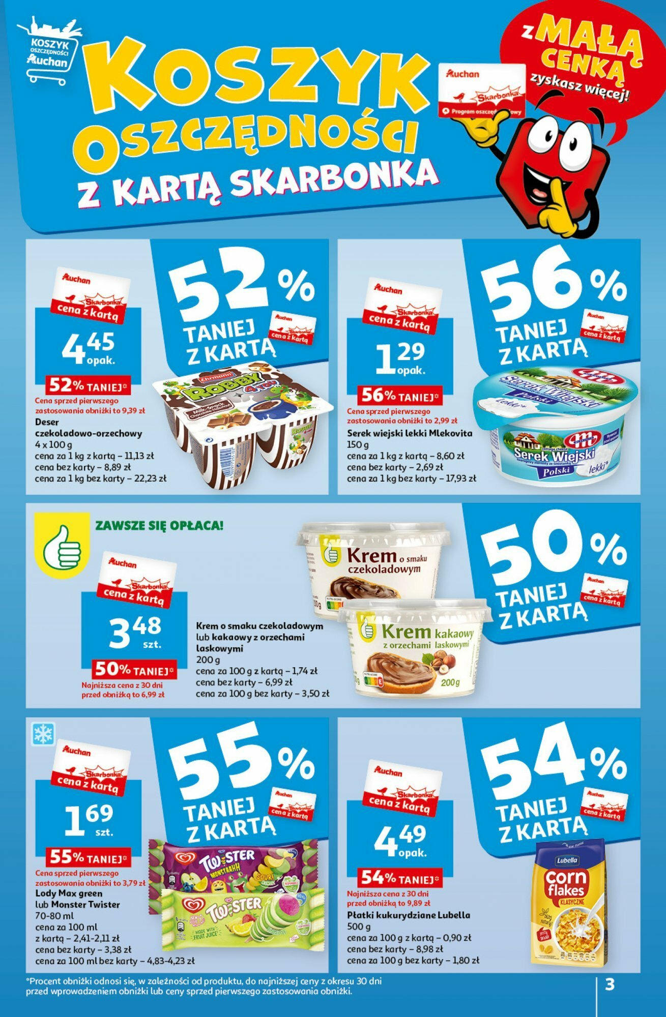 Auchan z MAŁĄ CENKĄ dźwigniesz więcej  Gazetka ważna od 29.02.2024 do 06.03.2024 strona 2