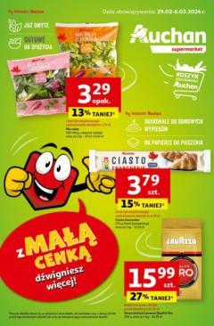 Auchan z MAŁĄ CENKĄ dźwigniesz więcej  Gazetka ważna od 29.02.2024 do 06.03.2024 strona 8