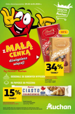 Auchan z MAŁĄ CENKĄ dźwigniesz więcej  Gazetka ważna od 29.02.2024 do 06.03.2024 strona 9