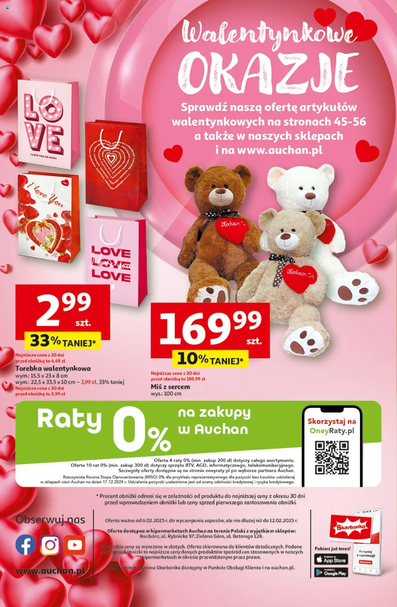 Auchan Z Małą Cenką Dźwigniesz Więcej Hipermarket Gazetka ważna od 06.02.2025 do 12.02.2025 strona 63