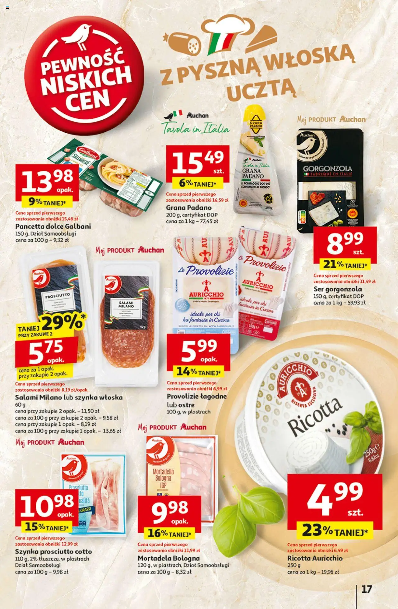 Auchan Z Małą Cenką Dźwigniesz Więcej Hipermarket Gazetka ważna od 13.02.2025 do 19.02.2025 strona 19