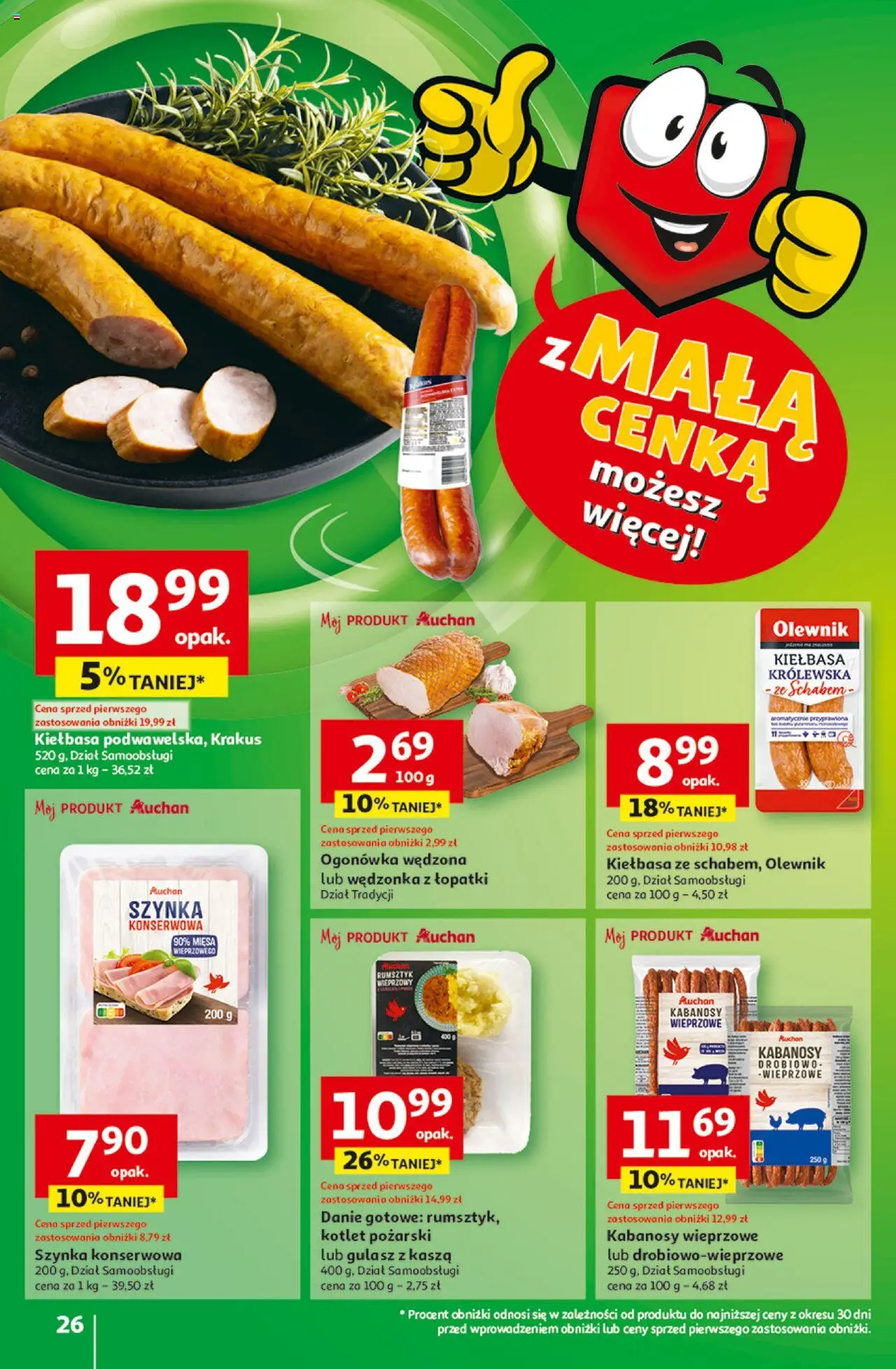Auchan Z Małą Cenką Dźwigniesz Więcej Hipermarket Gazetka ważna od 13.02.2025 do 19.02.2025 strona 28