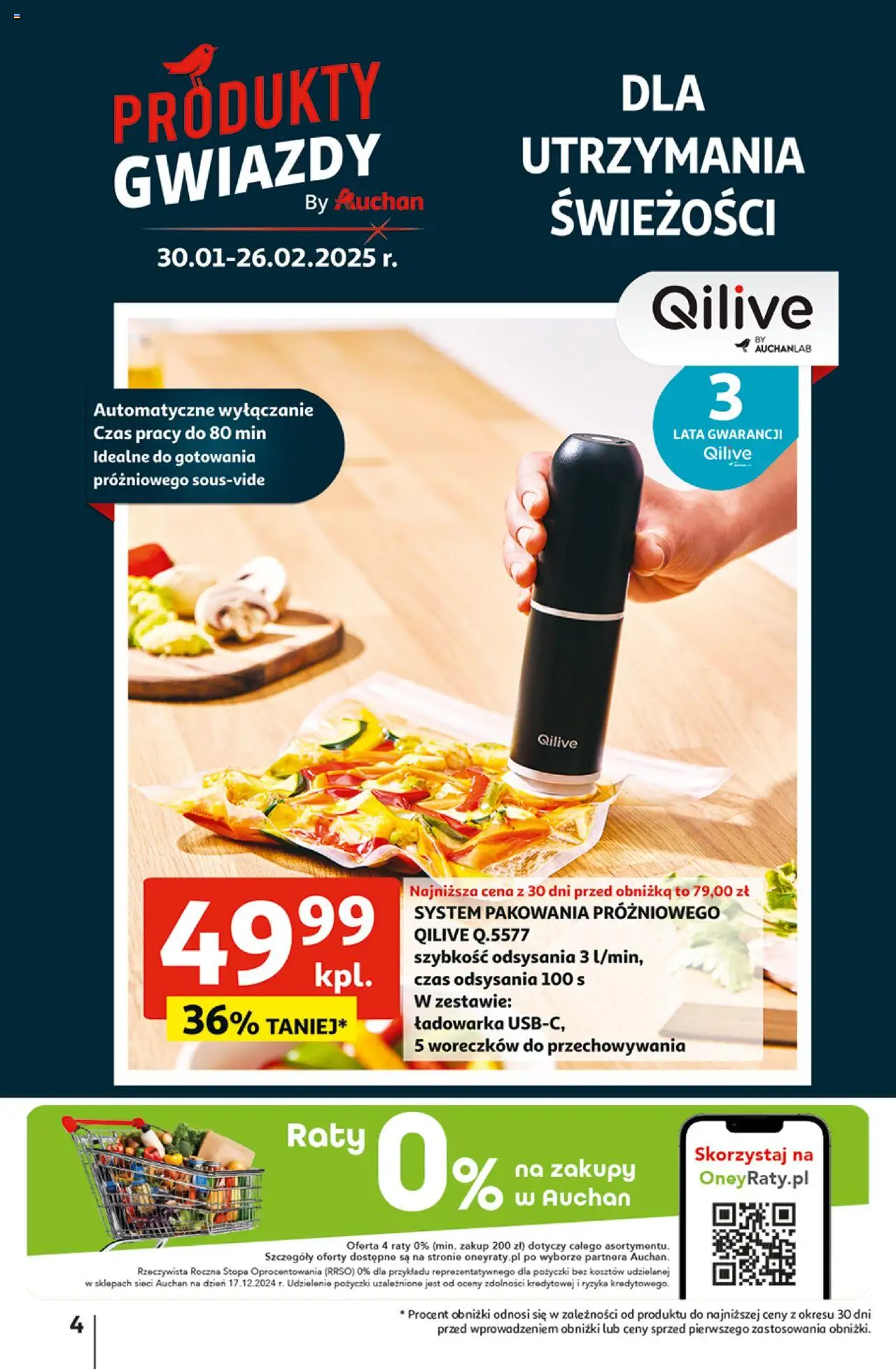 Auchan Z Małą Cenką Dźwigniesz Więcej Hipermarket Gazetka ważna od 13.02.2025 do 19.02.2025 strona 4