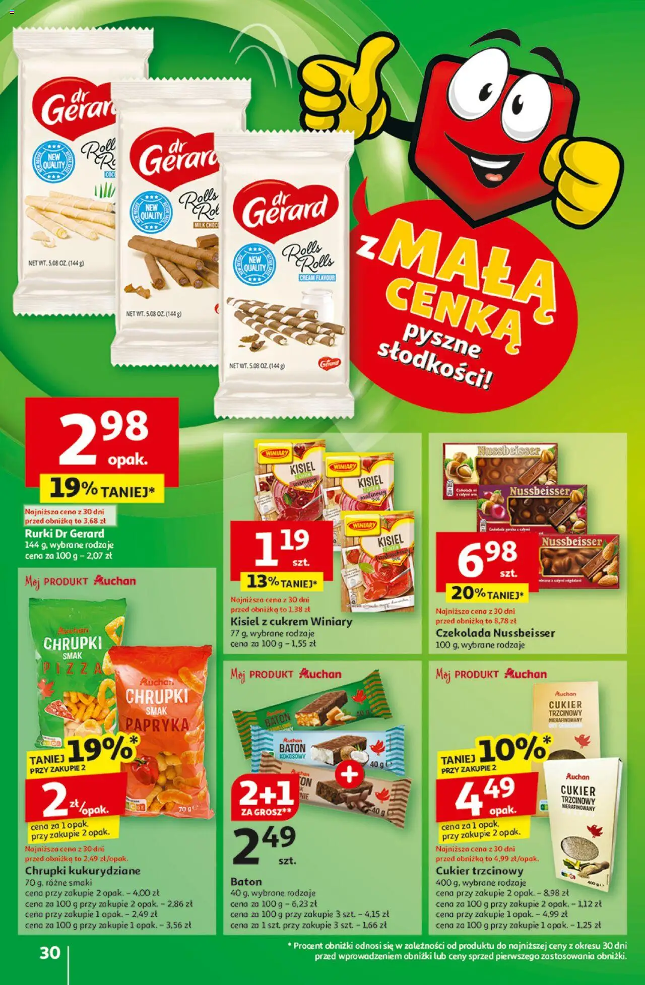 Auchan Z Małą Cenką Dźwigniesz Więcej Hipermarket Gazetka ważna od 13.02.2025 do 19.02.2025 strona 32