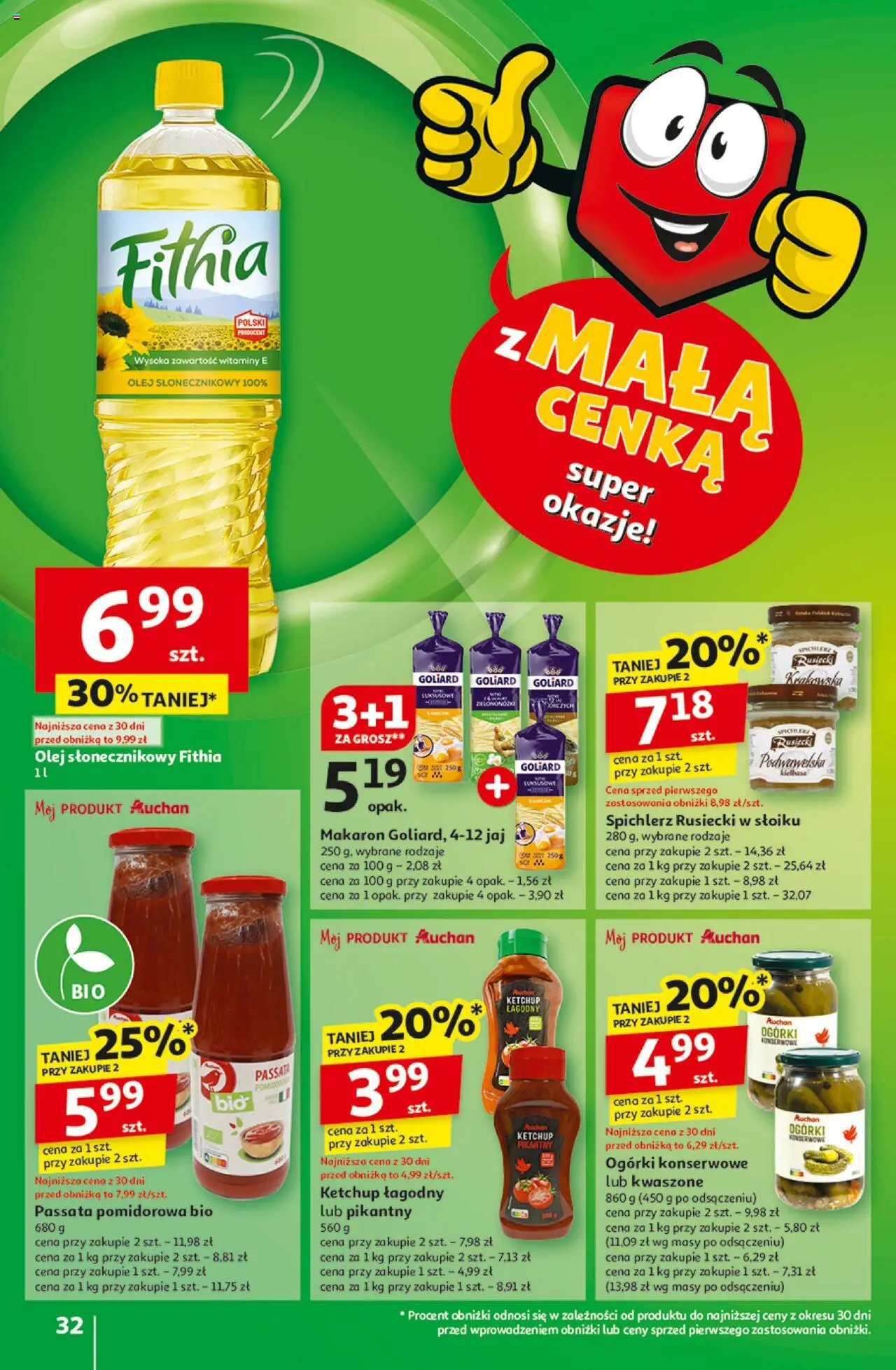 Auchan Z Małą Cenką Dźwigniesz Więcej Hipermarket Gazetka ważna od 13.02.2025 do 19.02.2025 strona 34