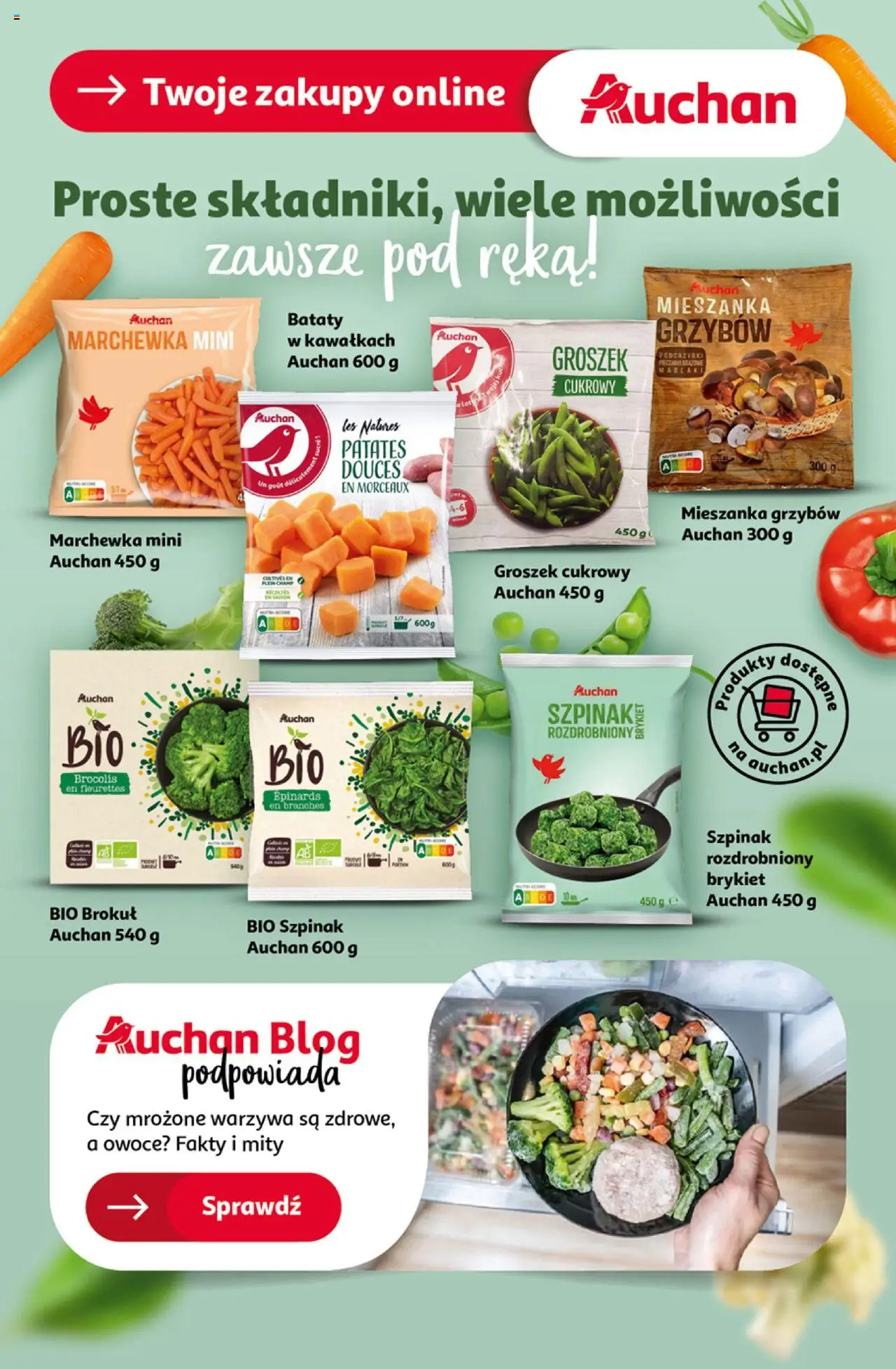 Auchan Z Małą Cenką Dźwigniesz Więcej Hipermarket Gazetka ważna od 13.02.2025 do 19.02.2025 strona 41