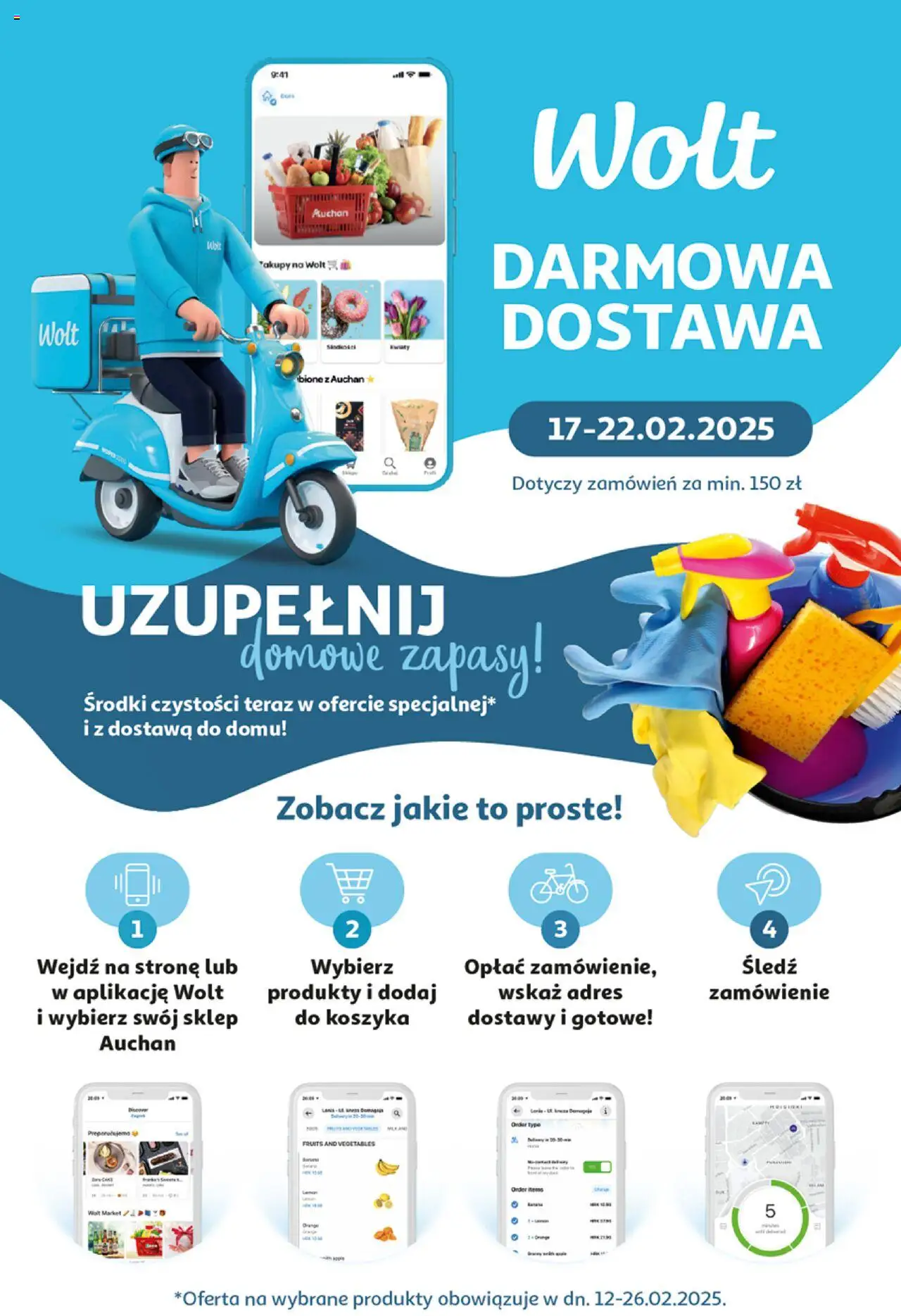 Auchan Z Małą Cenką Dźwigniesz Więcej Hipermarket Gazetka ważna od 13.02.2025 do 19.02.2025 strona 43