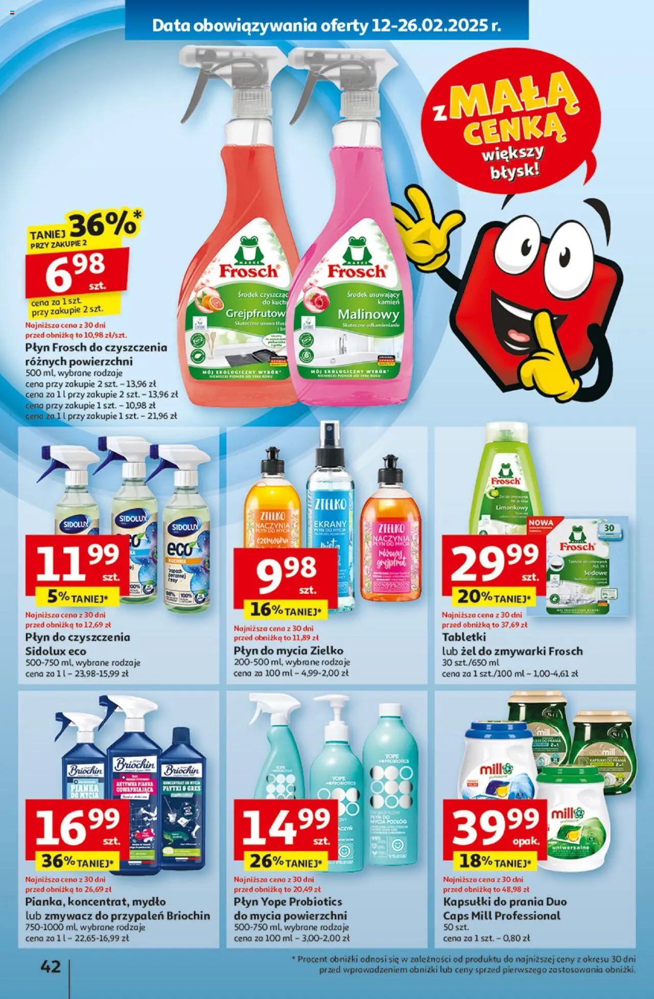 Auchan Z Małą Cenką Dźwigniesz Więcej Hipermarket Gazetka ważna od 13.02.2025 do 19.02.2025 strona 48