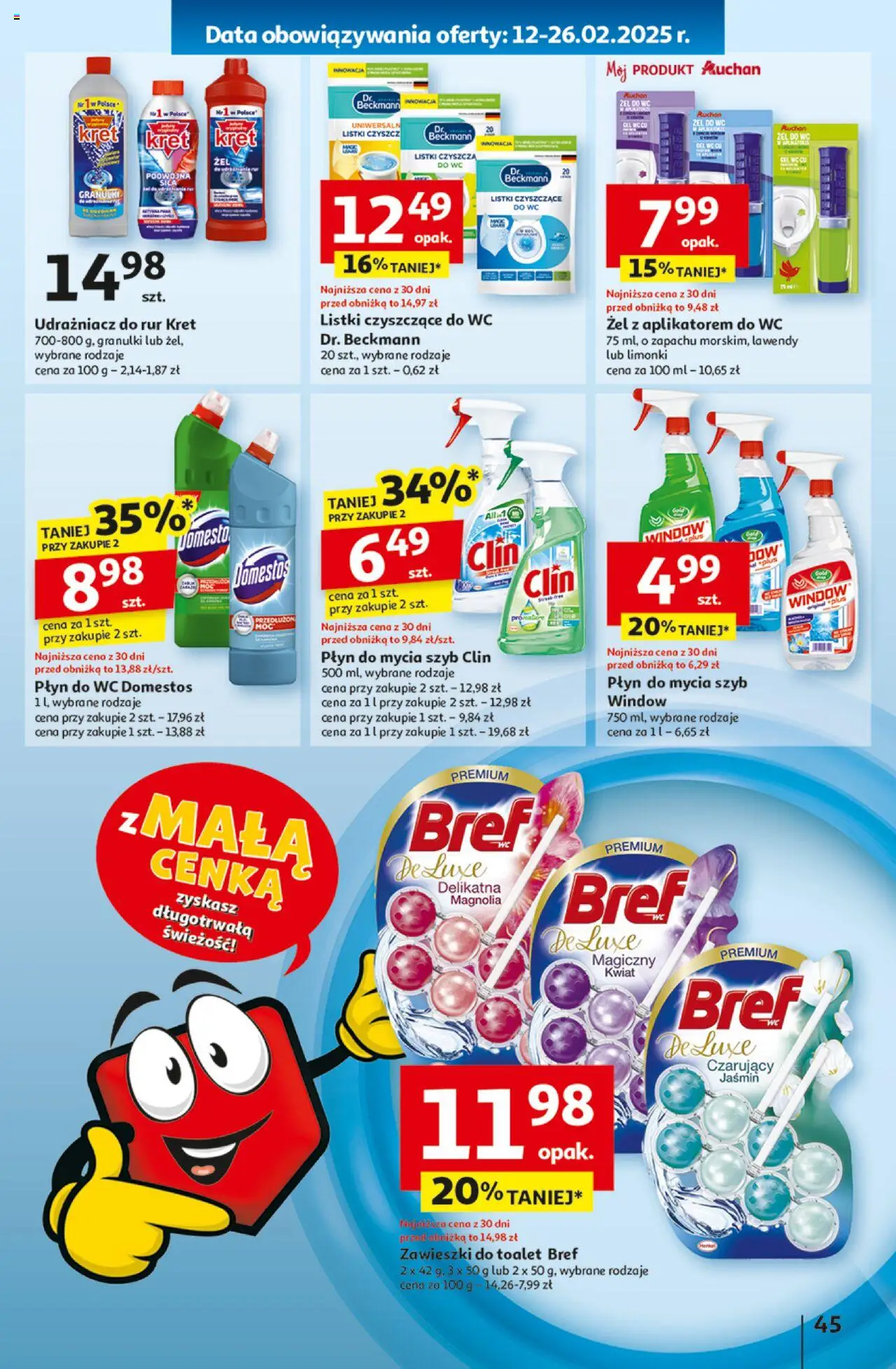Auchan Z Małą Cenką Dźwigniesz Więcej Hipermarket Gazetka ważna od 13.02.2025 do 19.02.2025 strona 51