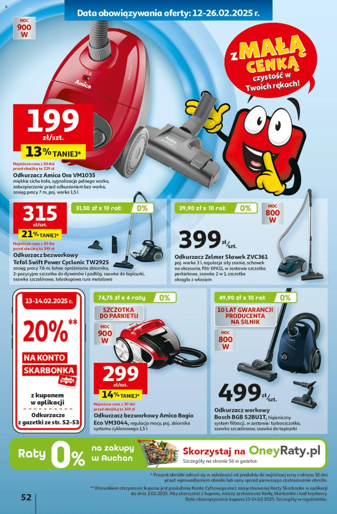 Auchan Z Małą Cenką Dźwigniesz Więcej Hipermarket Gazetka ważna od 13.02.2025 do 19.02.2025 strona 58