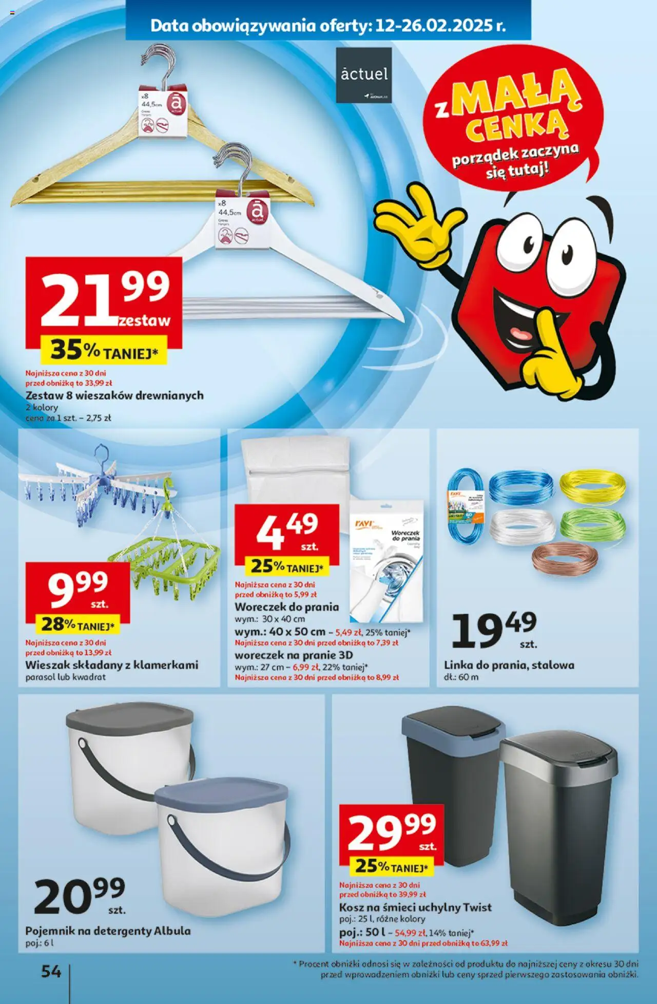 Auchan Z Małą Cenką Dźwigniesz Więcej Hipermarket Gazetka ważna od 13.02.2025 do 19.02.2025 strona 60