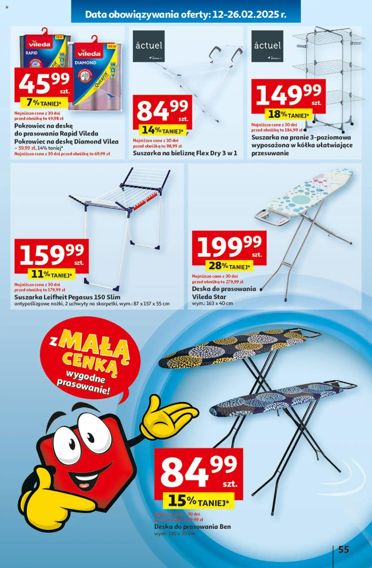 Auchan Z Małą Cenką Dźwigniesz Więcej Hipermarket Gazetka ważna od 13.02.2025 do 19.02.2025 strona 61