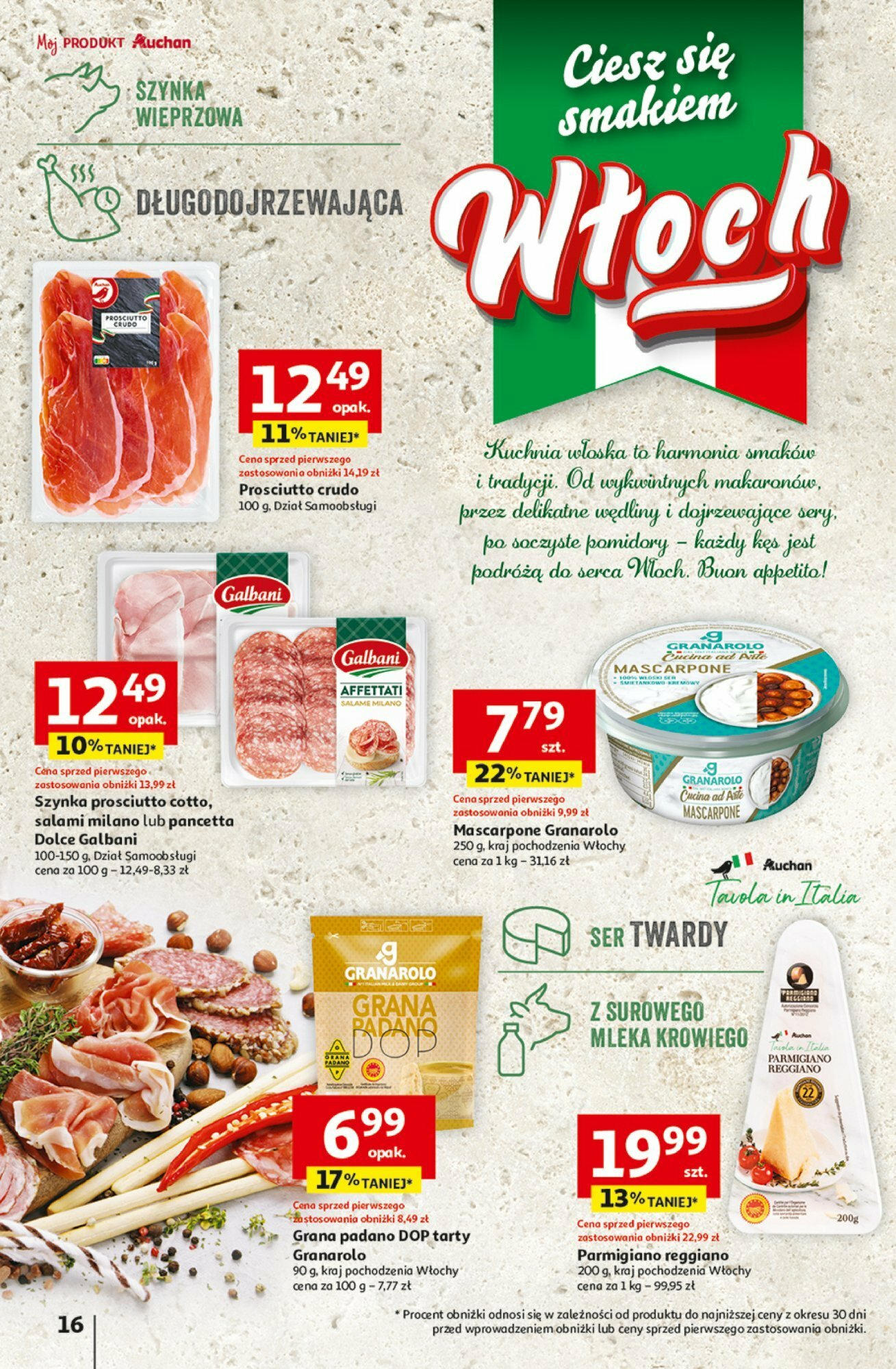 Auchan z MAŁĄ CENKĄ dźwigniesz więcej! Hipermarket  Gazetka ważna od 15.02.2024 do 21.02.2024 strona 16