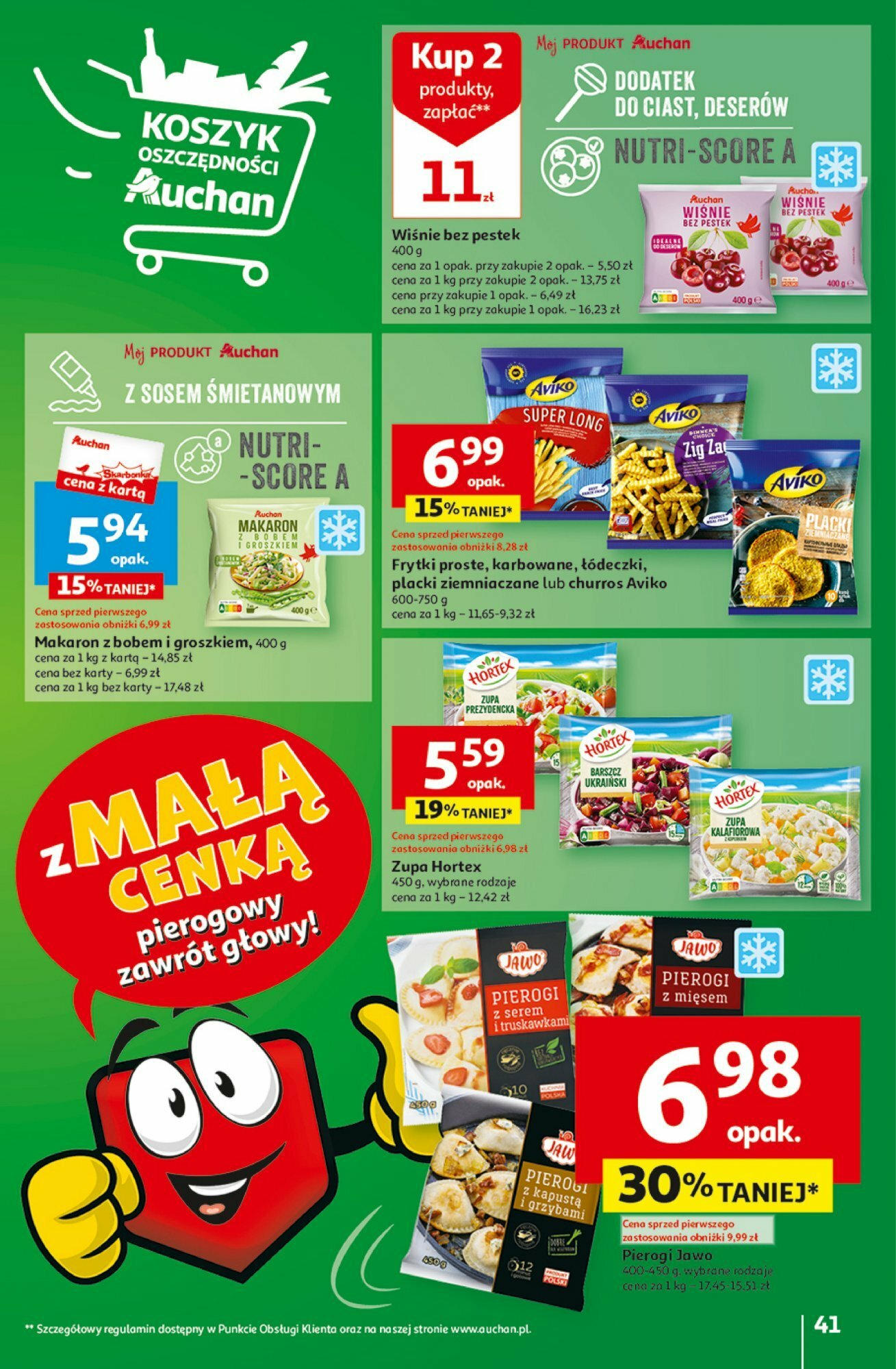Auchan z MAŁĄ CENKĄ dźwigniesz więcej! Hipermarket  Gazetka ważna od 15.02.2024 do 21.02.2024 strona 38