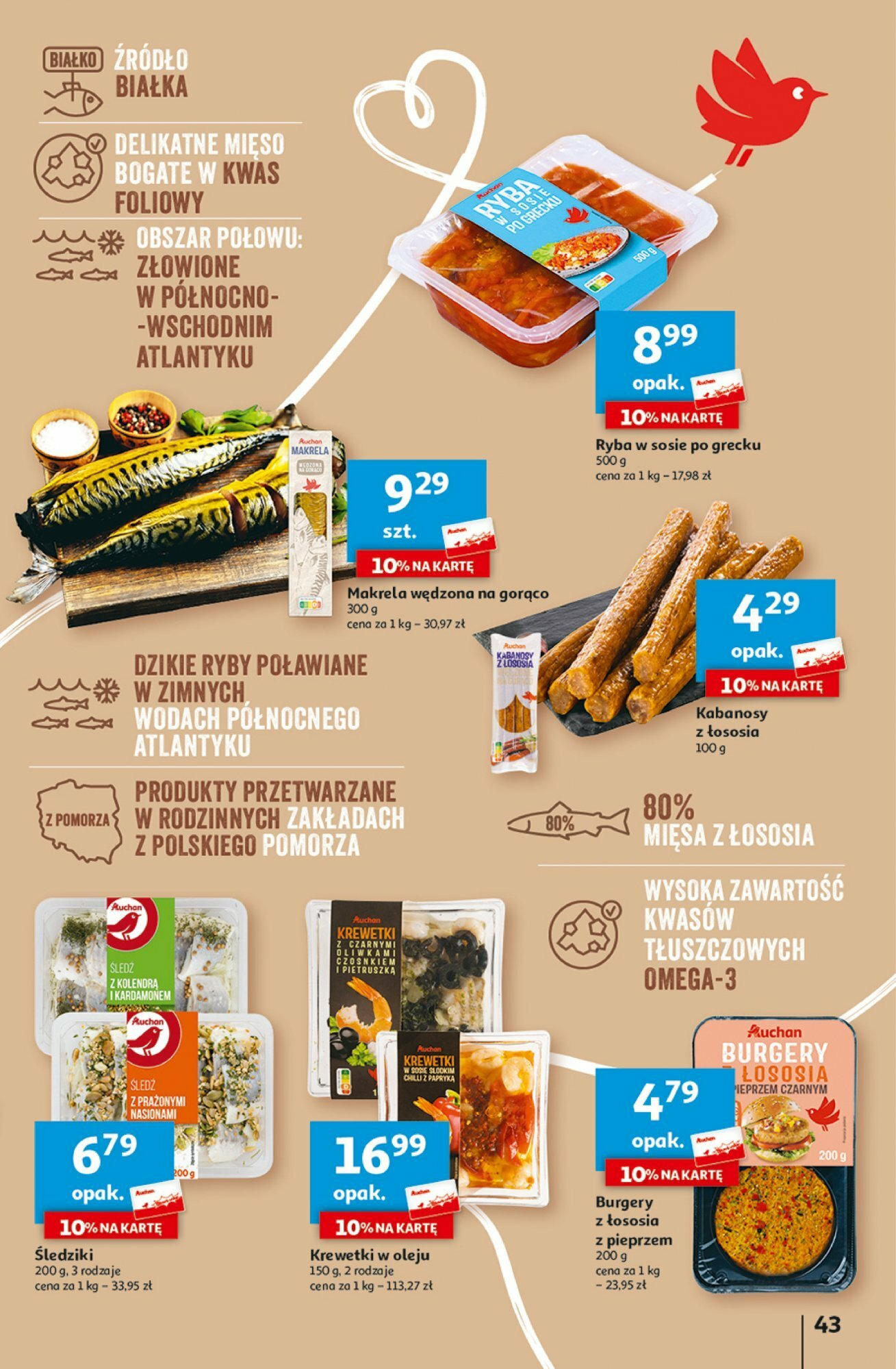 Auchan z MAŁĄ CENKĄ dźwigniesz więcej! Hipermarket  Gazetka ważna od 15.02.2024 do 21.02.2024 strona 40