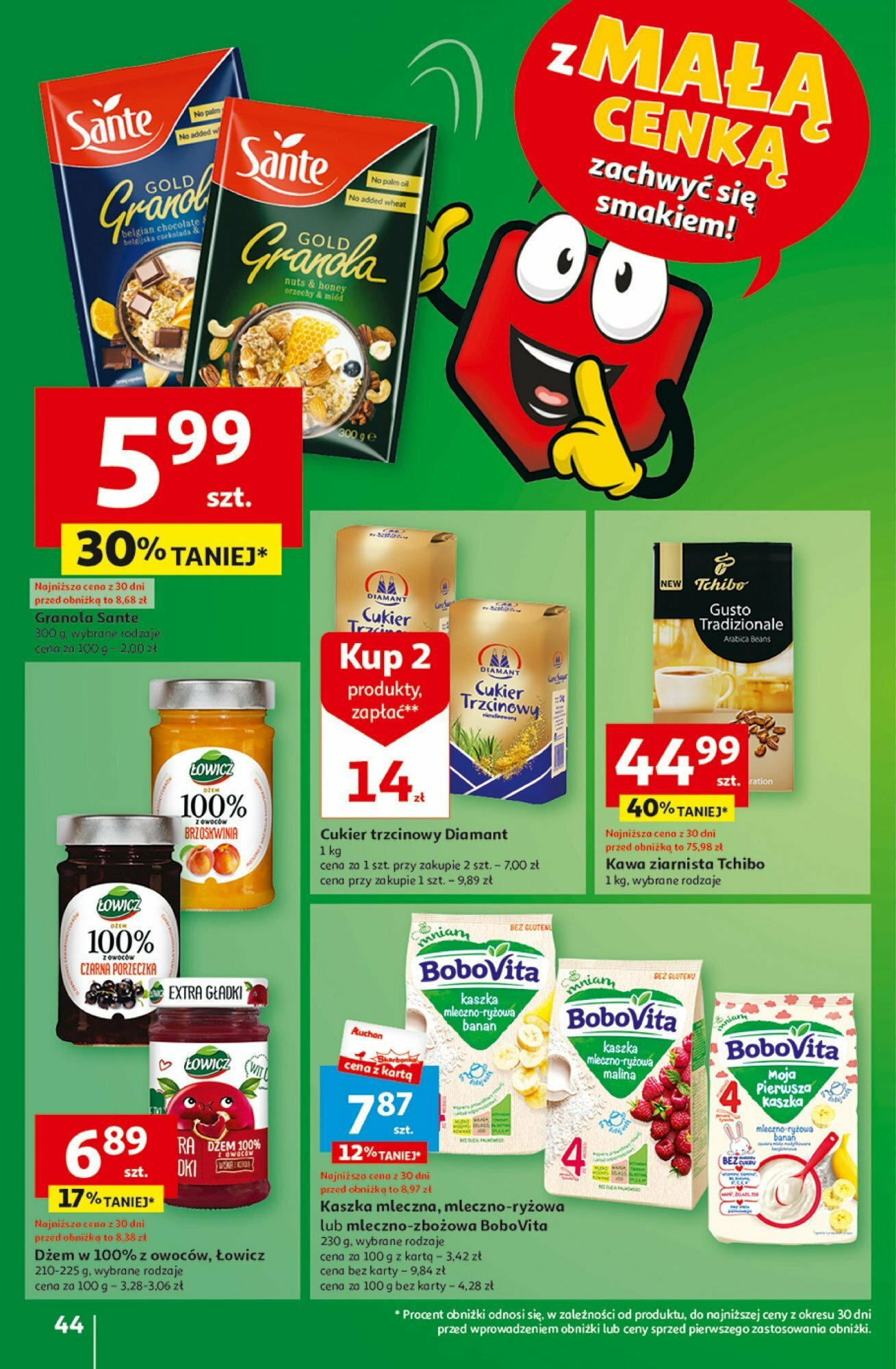 Auchan z MAŁĄ CENKĄ dźwigniesz więcej! Hipermarket  Gazetka ważna od 15.02.2024 do 21.02.2024 strona 41