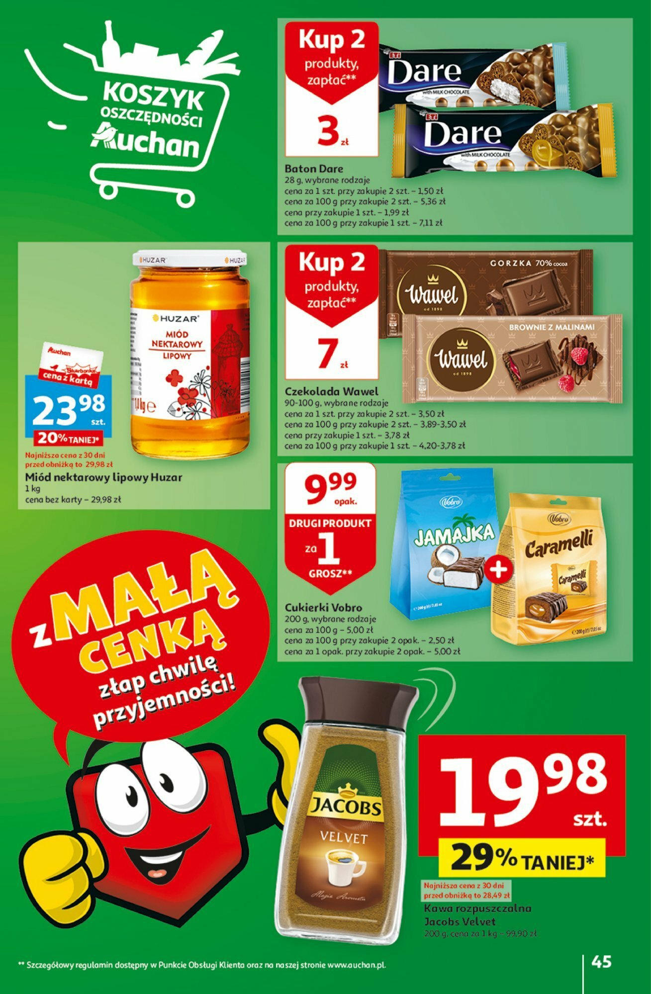 Auchan z MAŁĄ CENKĄ dźwigniesz więcej! Hipermarket  Gazetka ważna od 15.02.2024 do 21.02.2024 strona 42