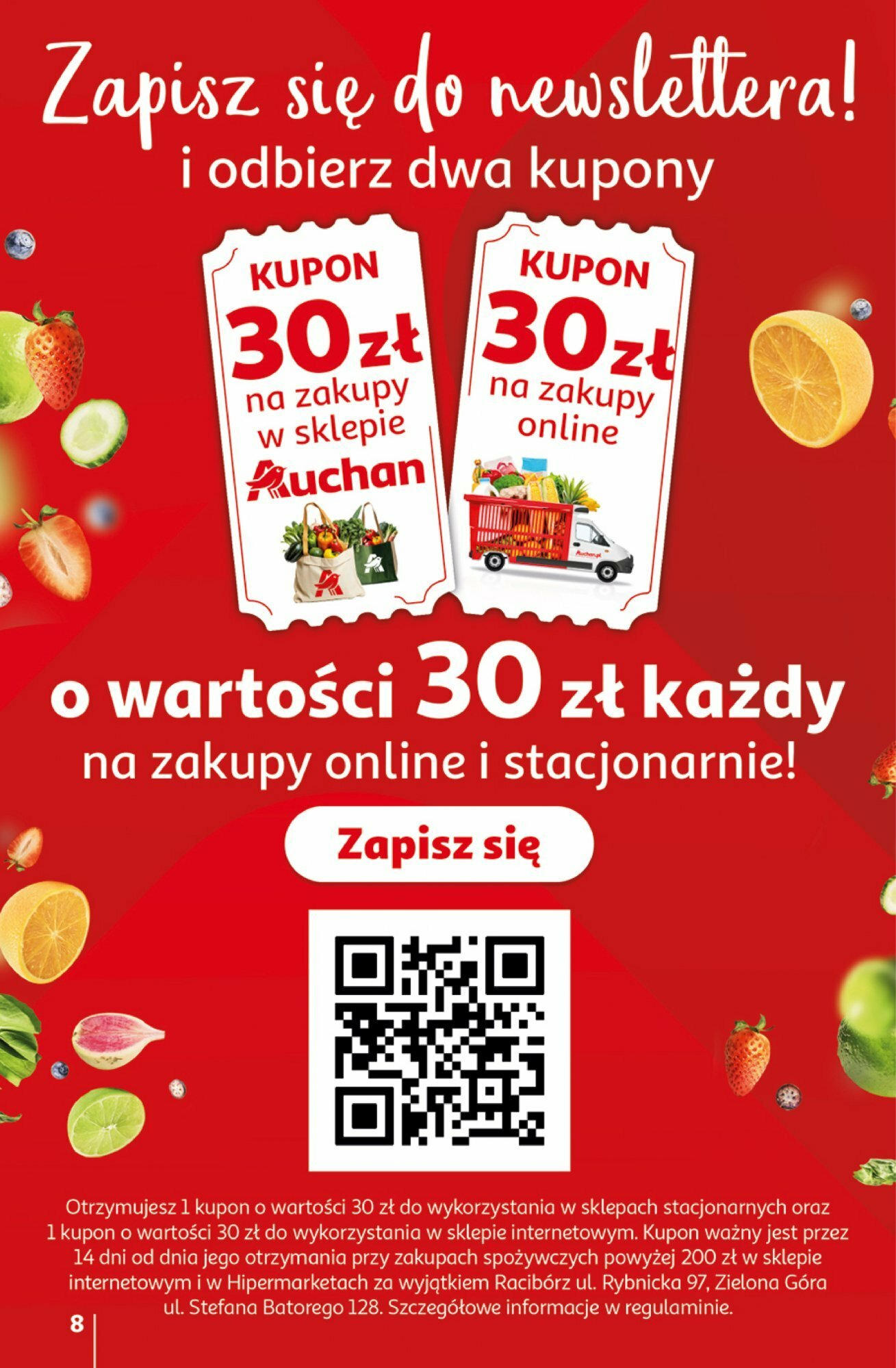 Auchan z MAŁĄ CENKĄ dźwigniesz więcej! Hipermarket  Gazetka ważna od 15.02.2024 do 21.02.2024 strona 8