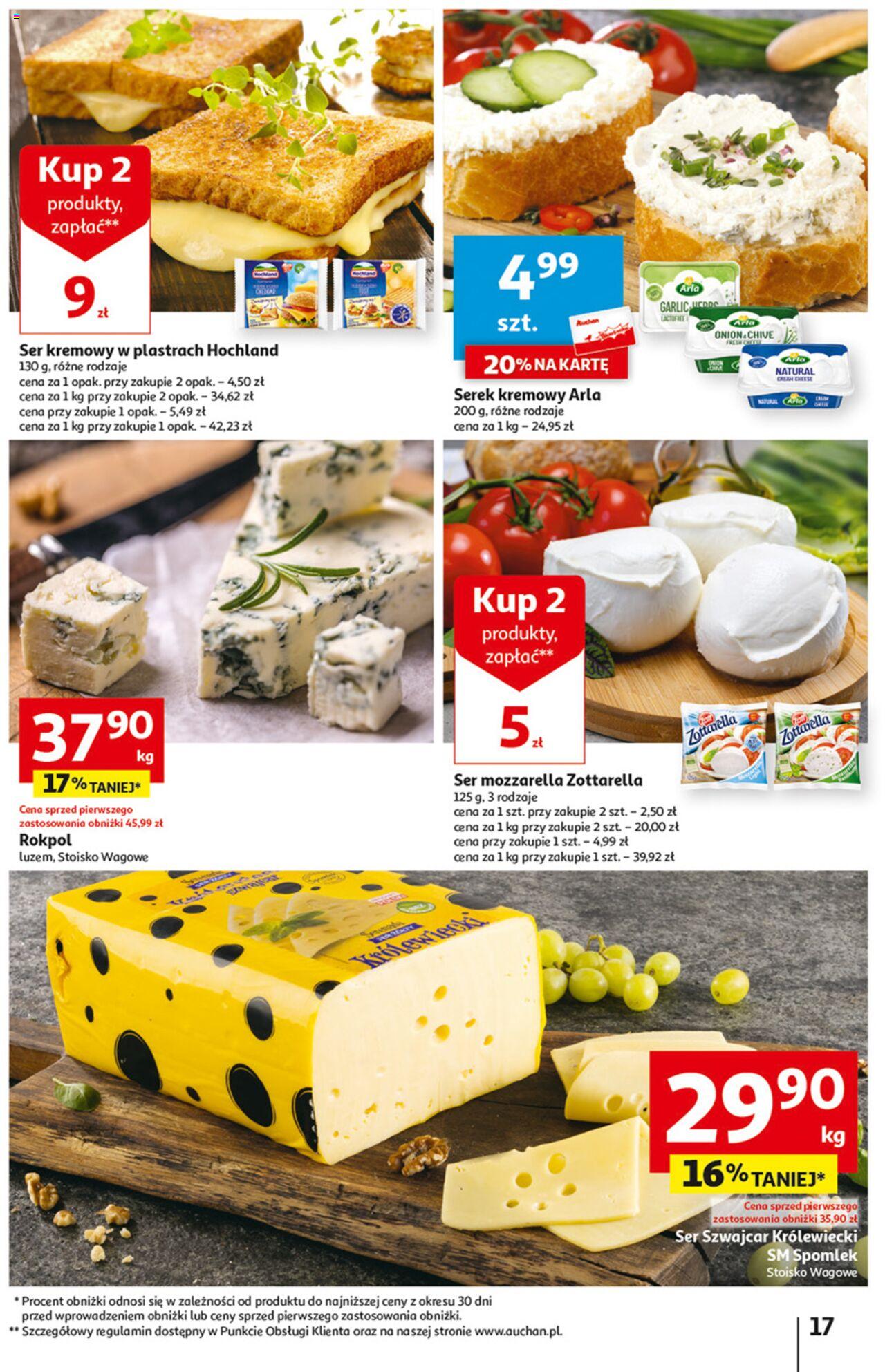Auchan z MAŁĄ CENKĄ dźwigniesz więcej! Hipermarket Gazetka ważna od 22.02.2024 do 28.02.2024 strona 17