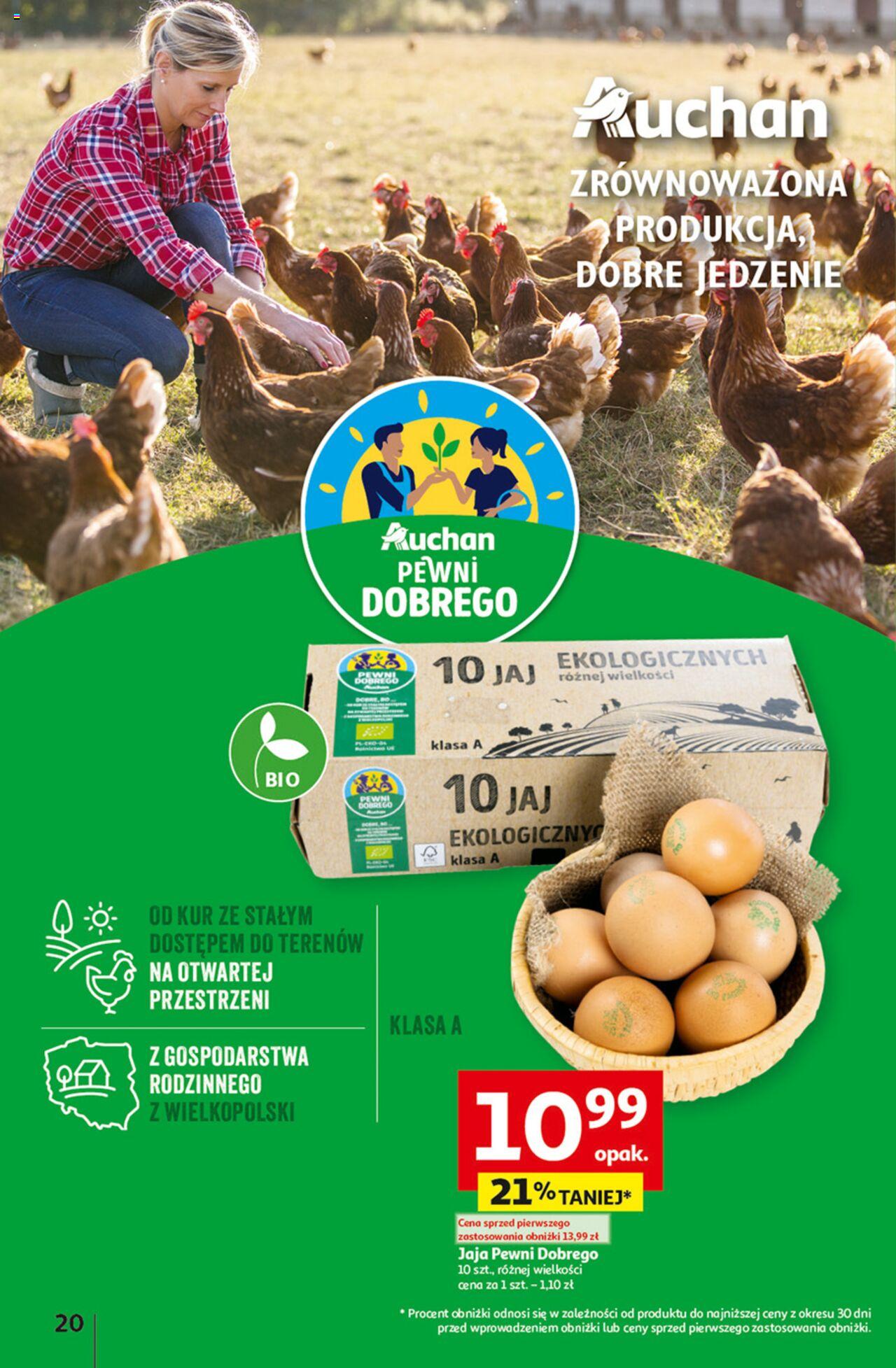 Auchan z MAŁĄ CENKĄ dźwigniesz więcej! Hipermarket Gazetka ważna od 22.02.2024 do 28.02.2024 strona 20