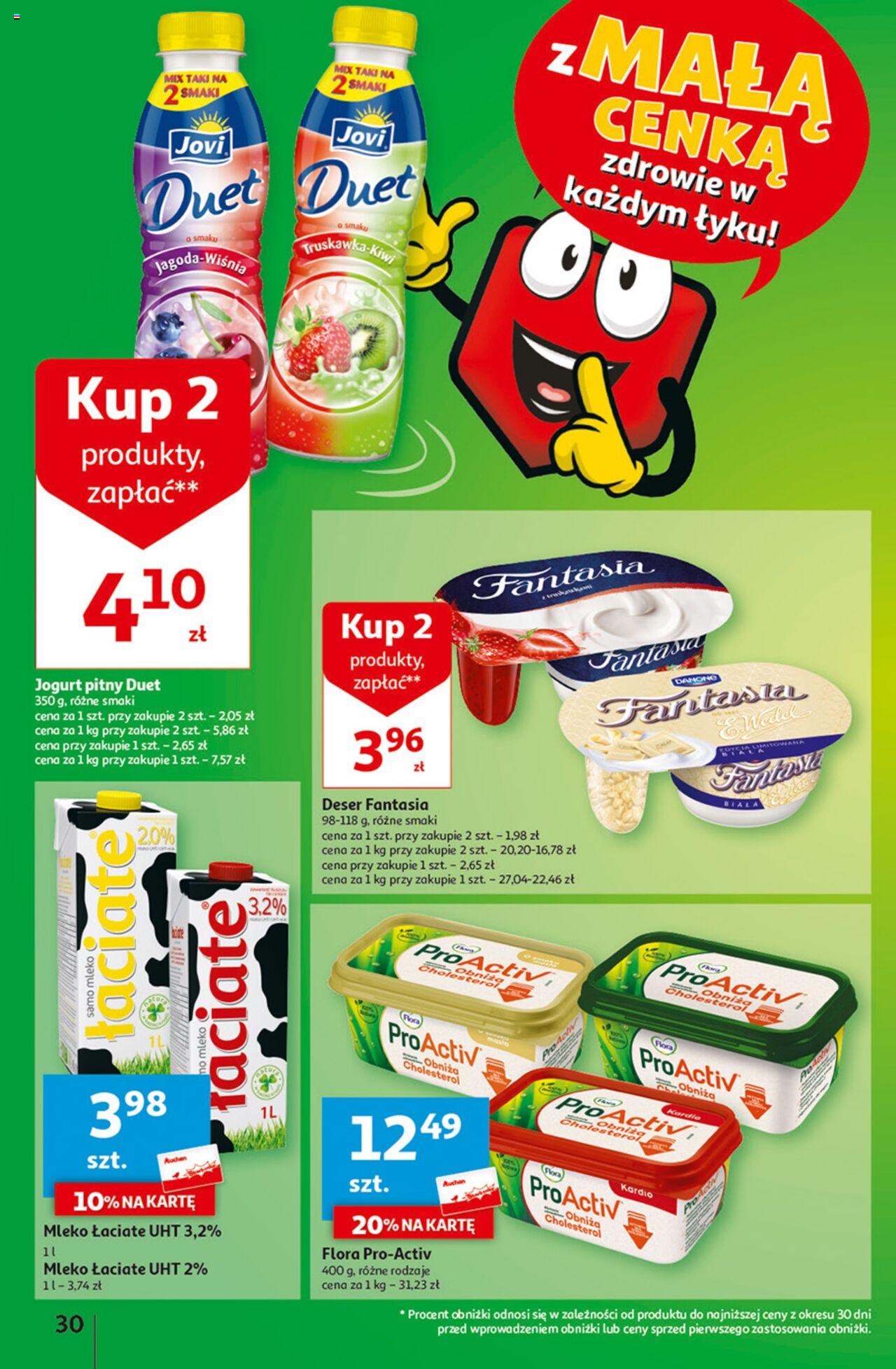 Auchan z MAŁĄ CENKĄ dźwigniesz więcej! Hipermarket Gazetka ważna od 22.02.2024 do 28.02.2024 strona 30
