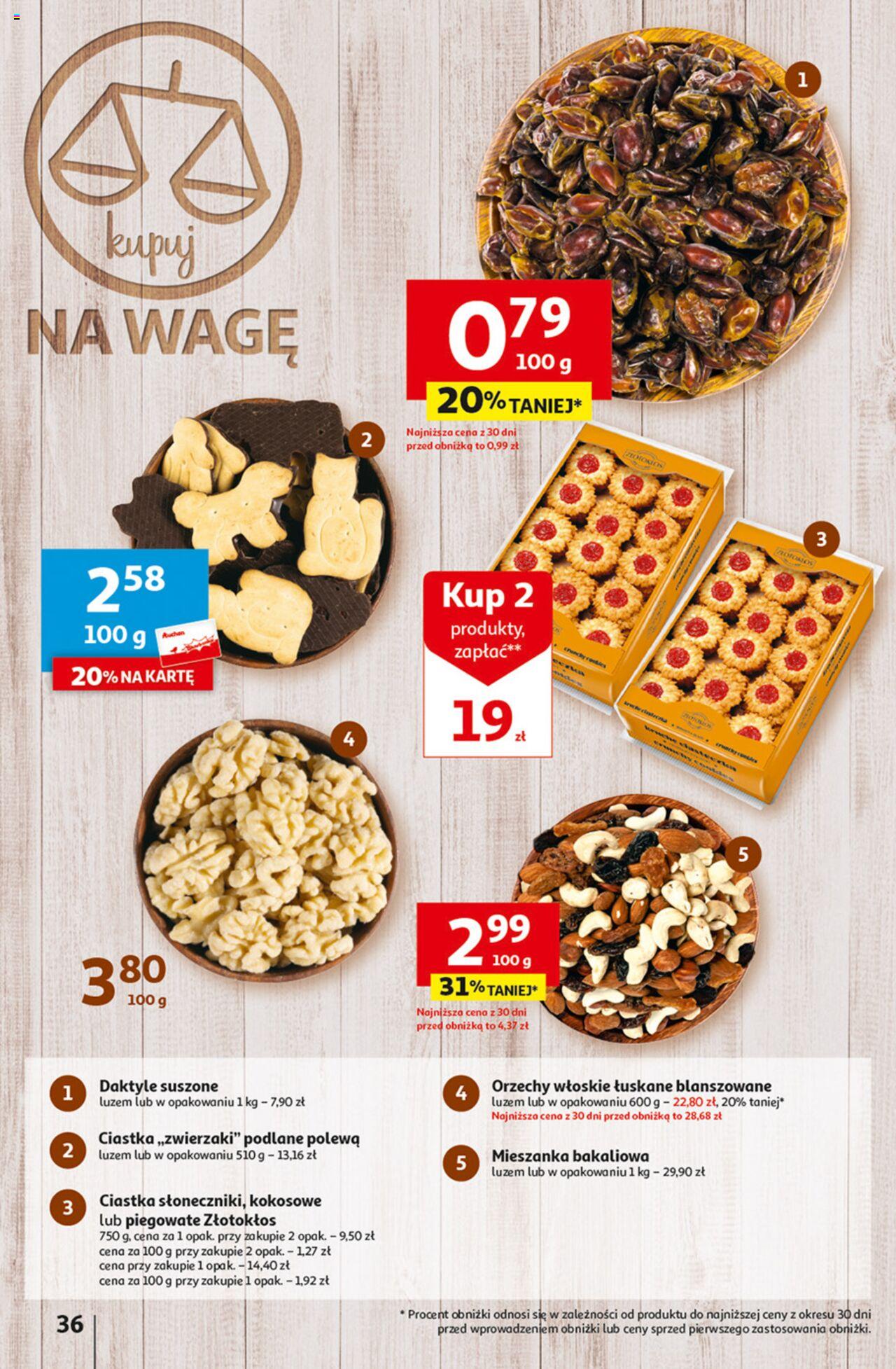 Auchan z MAŁĄ CENKĄ dźwigniesz więcej! Hipermarket Gazetka ważna od 22.02.2024 do 28.02.2024 strona 36