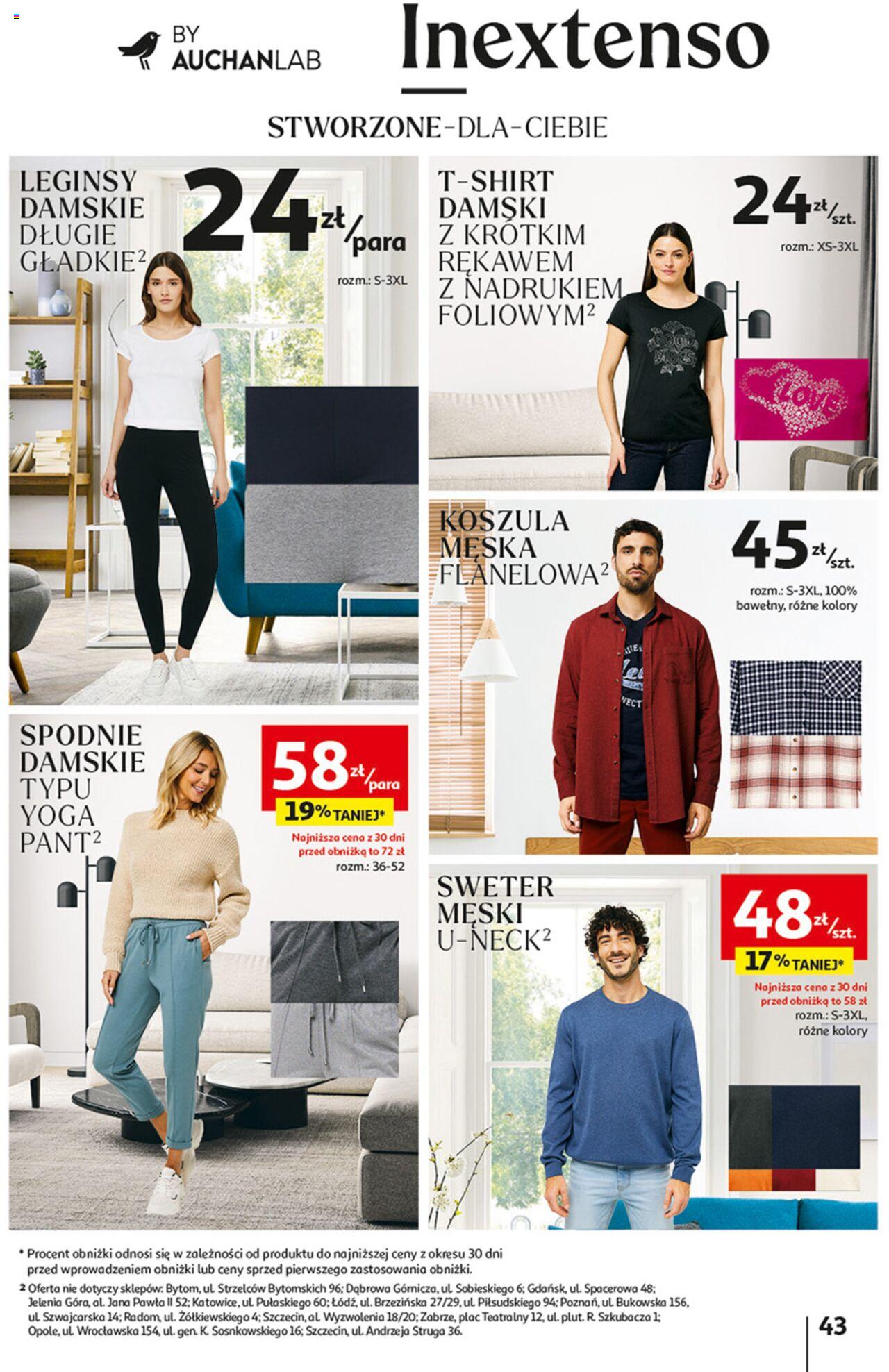 Auchan z MAŁĄ CENKĄ dźwigniesz więcej! Hipermarket Gazetka ważna od 22.02.2024 do 28.02.2024 strona 43