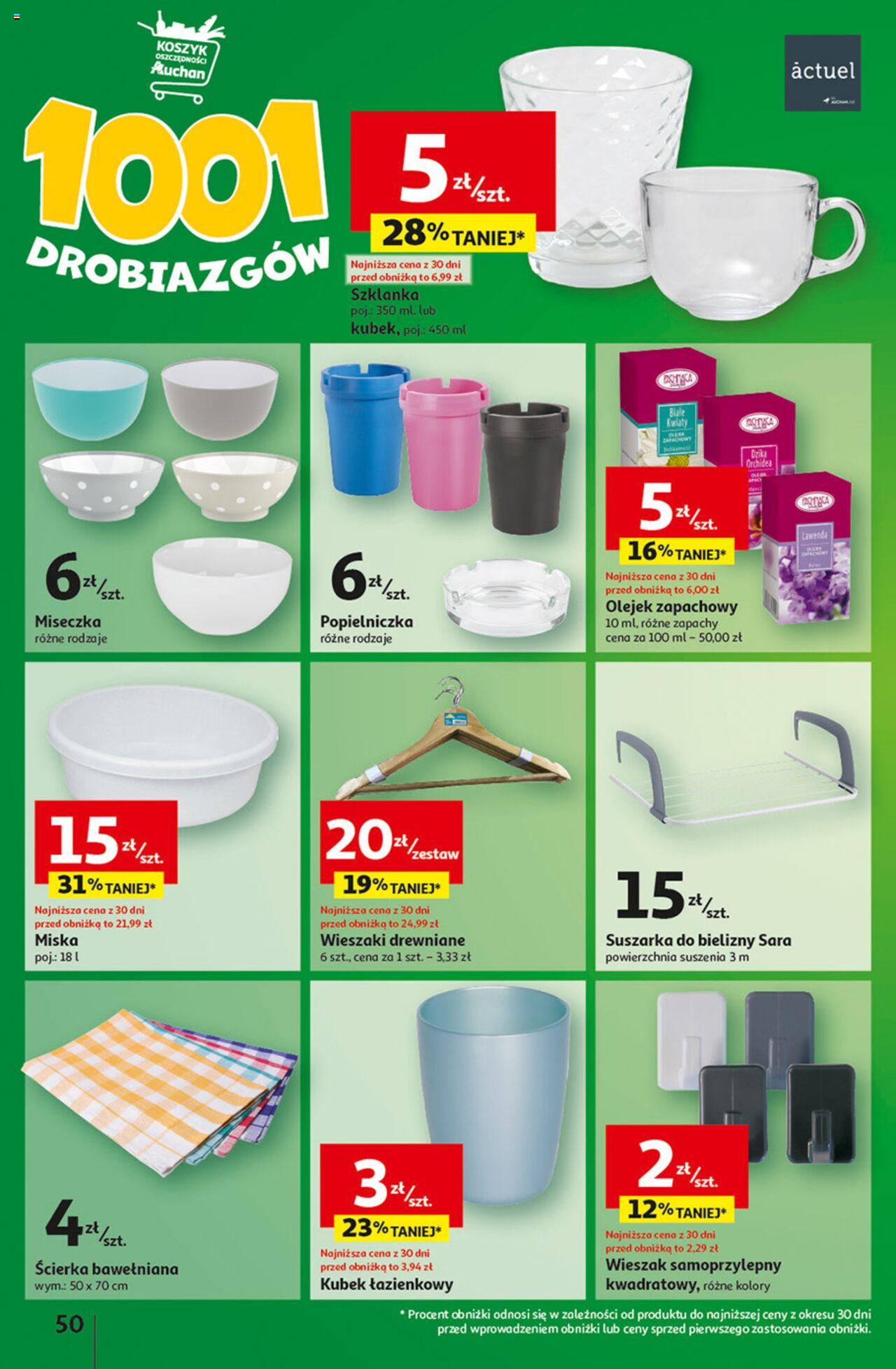 Auchan z MAŁĄ CENKĄ dźwigniesz więcej! Hipermarket Gazetka ważna od 22.02.2024 do 28.02.2024 strona 50