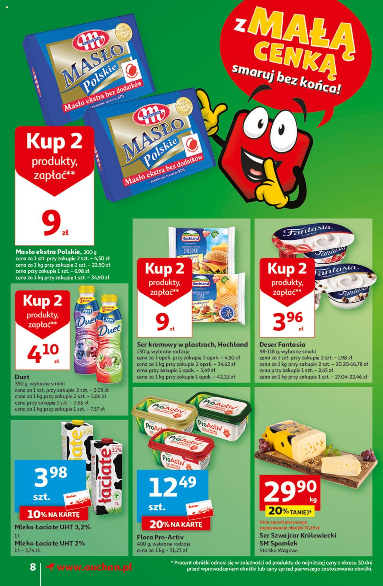 Auchan z MAŁĄ CENKĄ dźwigniesz więcej! Hipermarket Gazetka ważna od 22.02.2024 do 28.02.2024 strona 8