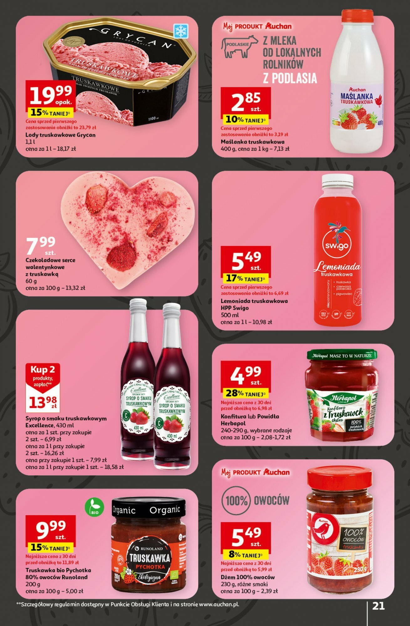 Auchan Z miłości do okazji Hipermarket Gazetka ważna od 08.02.2024 do 14.02.2024 strona 19