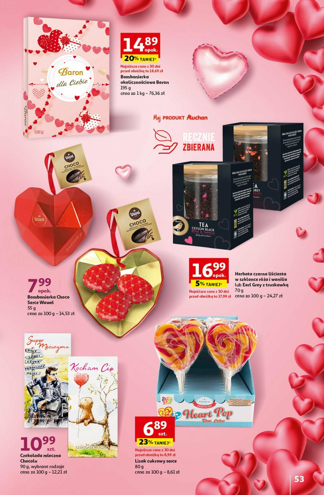 Auchan Z miłości do okazji Hipermarket Gazetka ważna od 08.02.2024 do 14.02.2024 strona 49