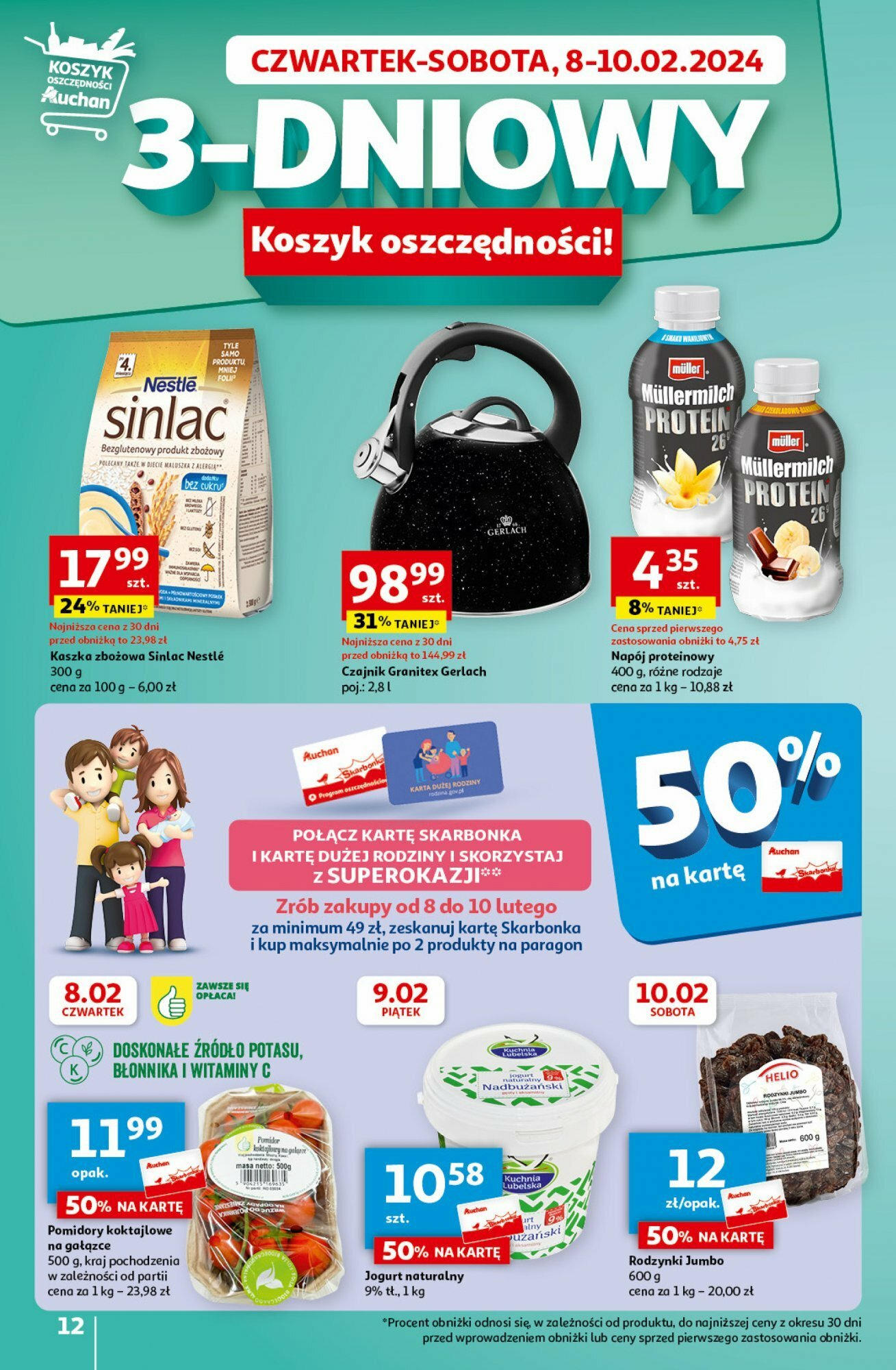 Auchan Z miłości do okazji Hipermarket Gazetka ważna od 08.02.2024 do 14.02.2024 strona 10