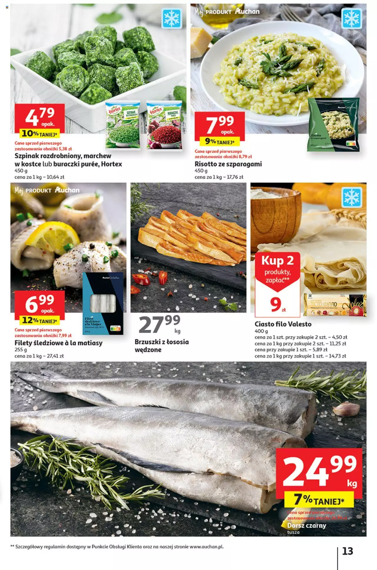 Auchan Zachwycające marki Auchan Hipermarket Gazetka ważna od  28.09.2023 do 04.10.2023 strona 13