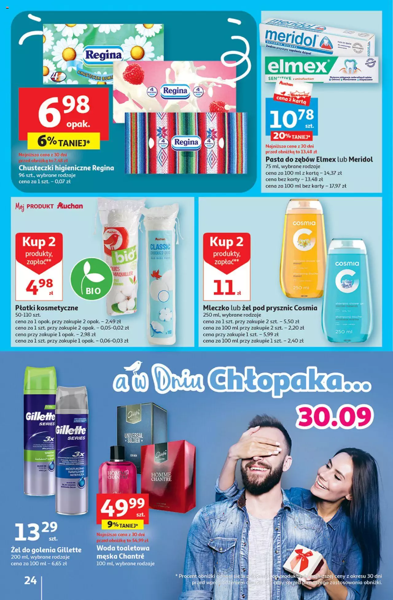 Auchan Zachwycające marki Auchan Hipermarket Gazetka ważna od  28.09.2023 do 04.10.2023 strona 24