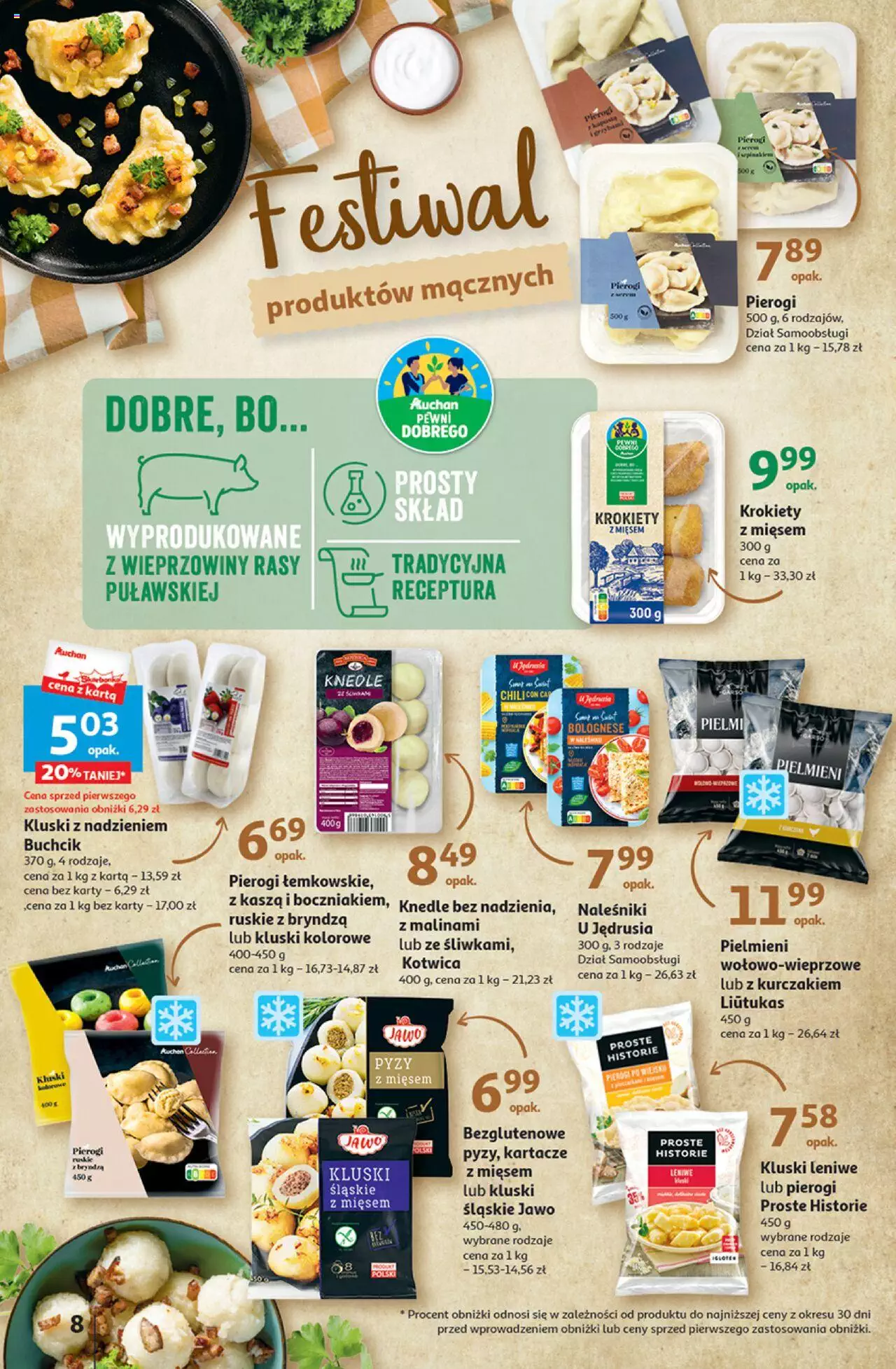 Auchan Zachwycające marki Auchan Hipermarket Gazetka ważna od  28.09.2023 do 04.10.2023 strona 8