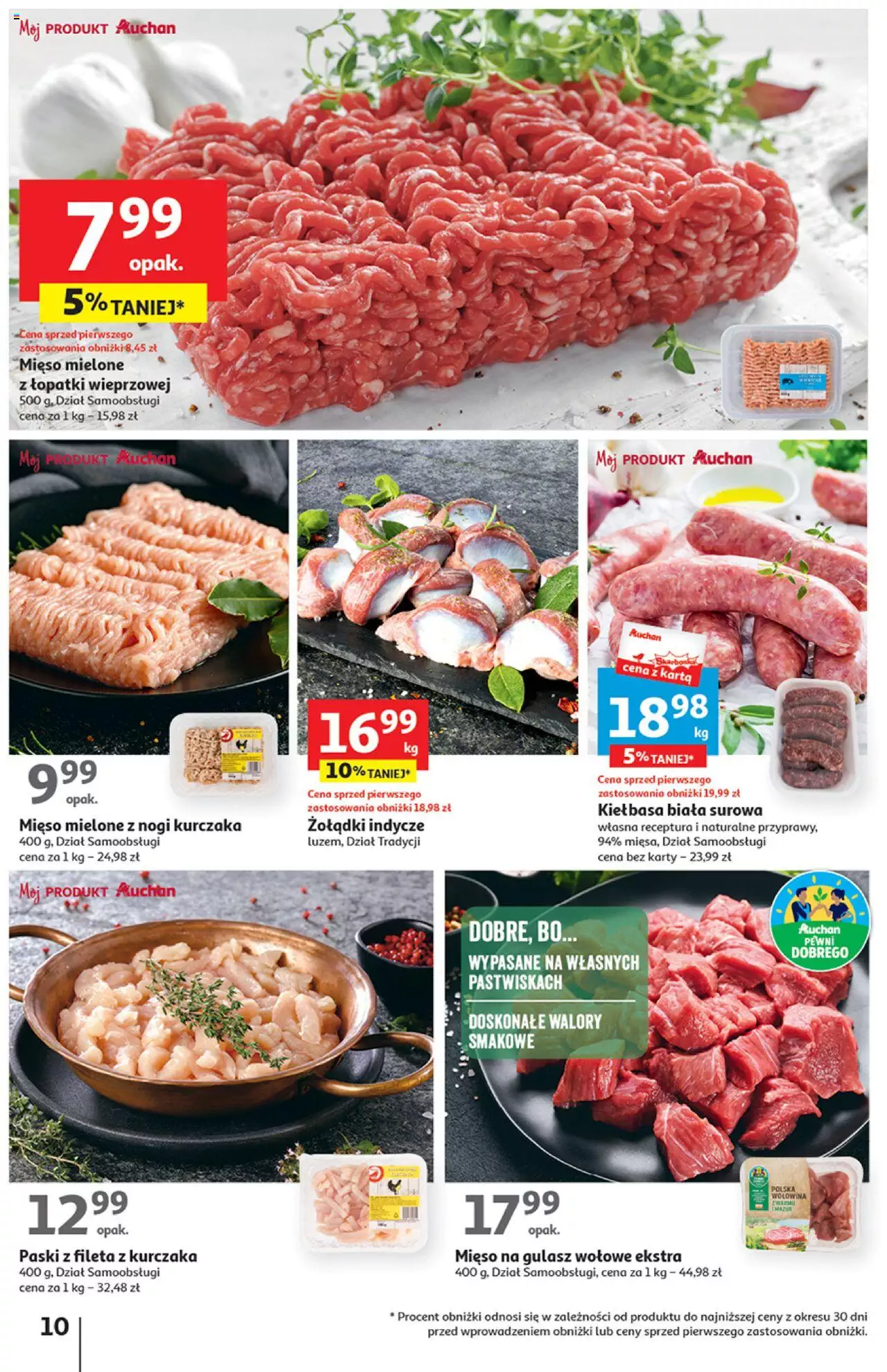 Auchan Zachwycające marki Auchan Hipermarket Gazetka ważna od  28.09.2023 do 04.10.2023 strona 10