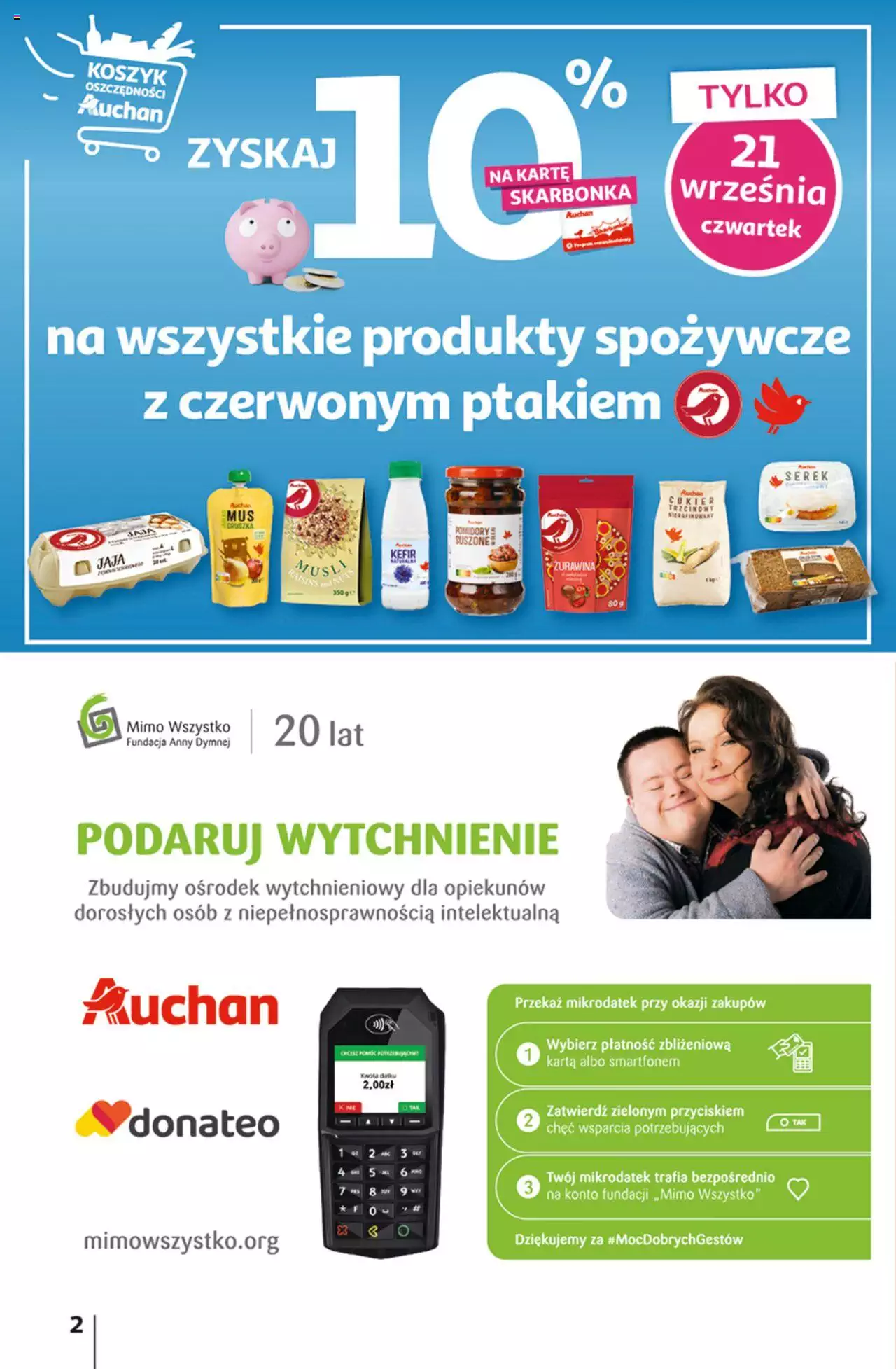 Auchan Zawsze owocne ZAKUPY Hipermarket Gazetka ważna od 21.09.2023 do 27.09.2023 strona 2