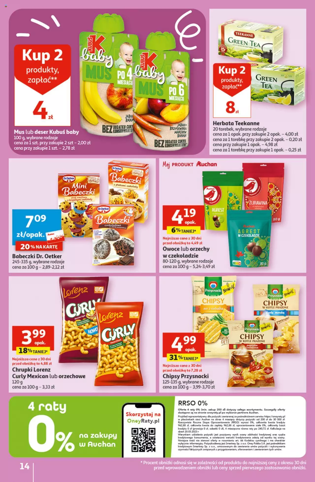 Auchan Zawsze owocne ZAKUPY Hipermarket Gazetka ważna od 21.09.2023 do 27.09.2023 strona 14