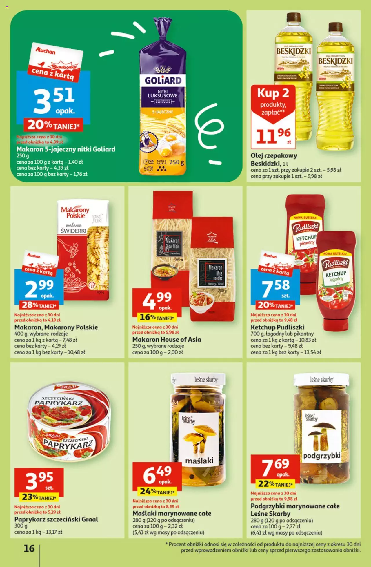 Auchan Zawsze owocne ZAKUPY Hipermarket Gazetka ważna od 21.09.2023 do 27.09.2023 strona 16