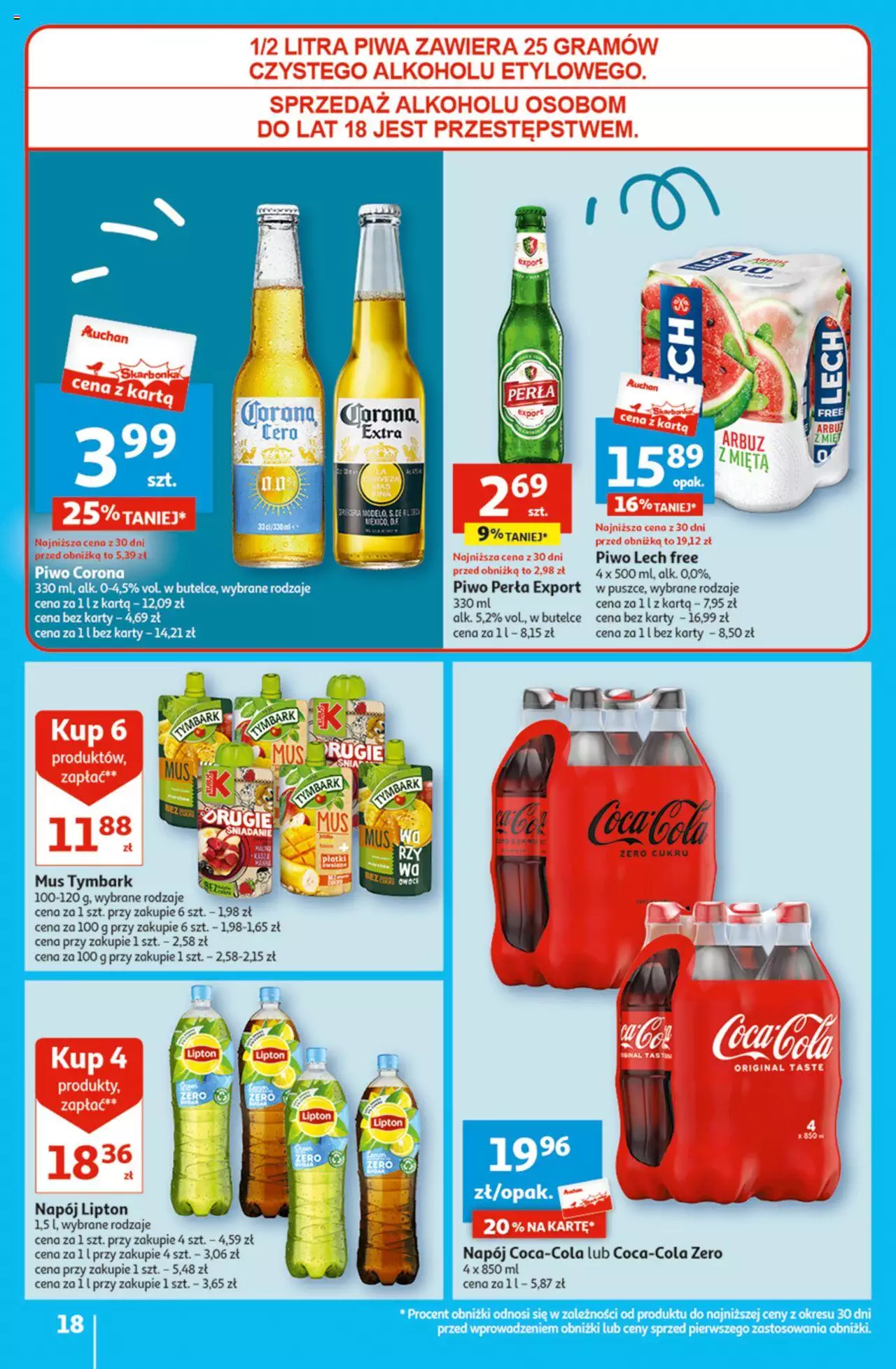 Auchan Zawsze owocne ZAKUPY Hipermarket Gazetka ważna od 21.09.2023 do 27.09.2023 strona 18