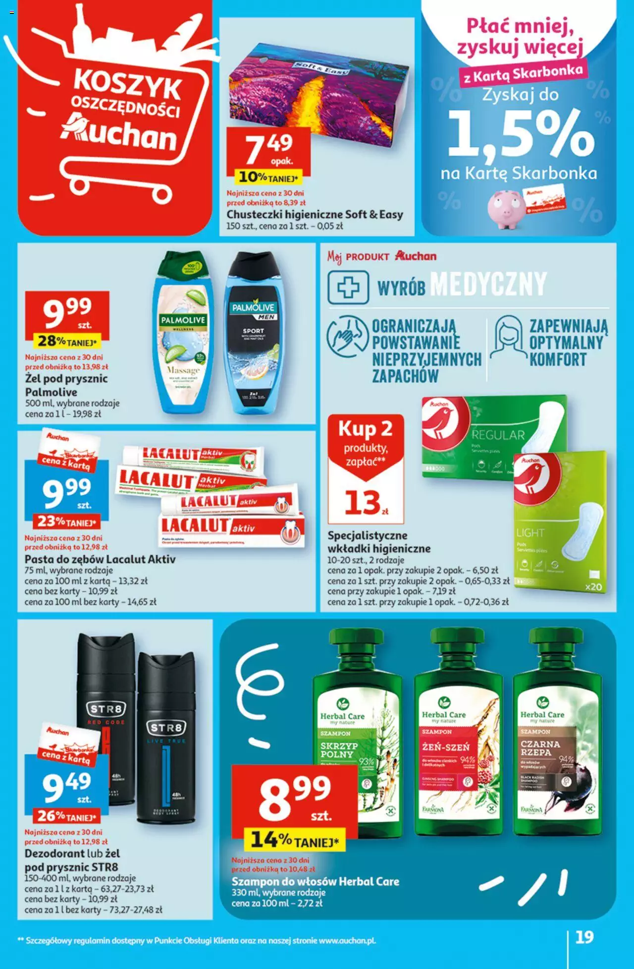 Auchan Zawsze owocne ZAKUPY Hipermarket Gazetka ważna od 21.09.2023 do 27.09.2023 strona 19