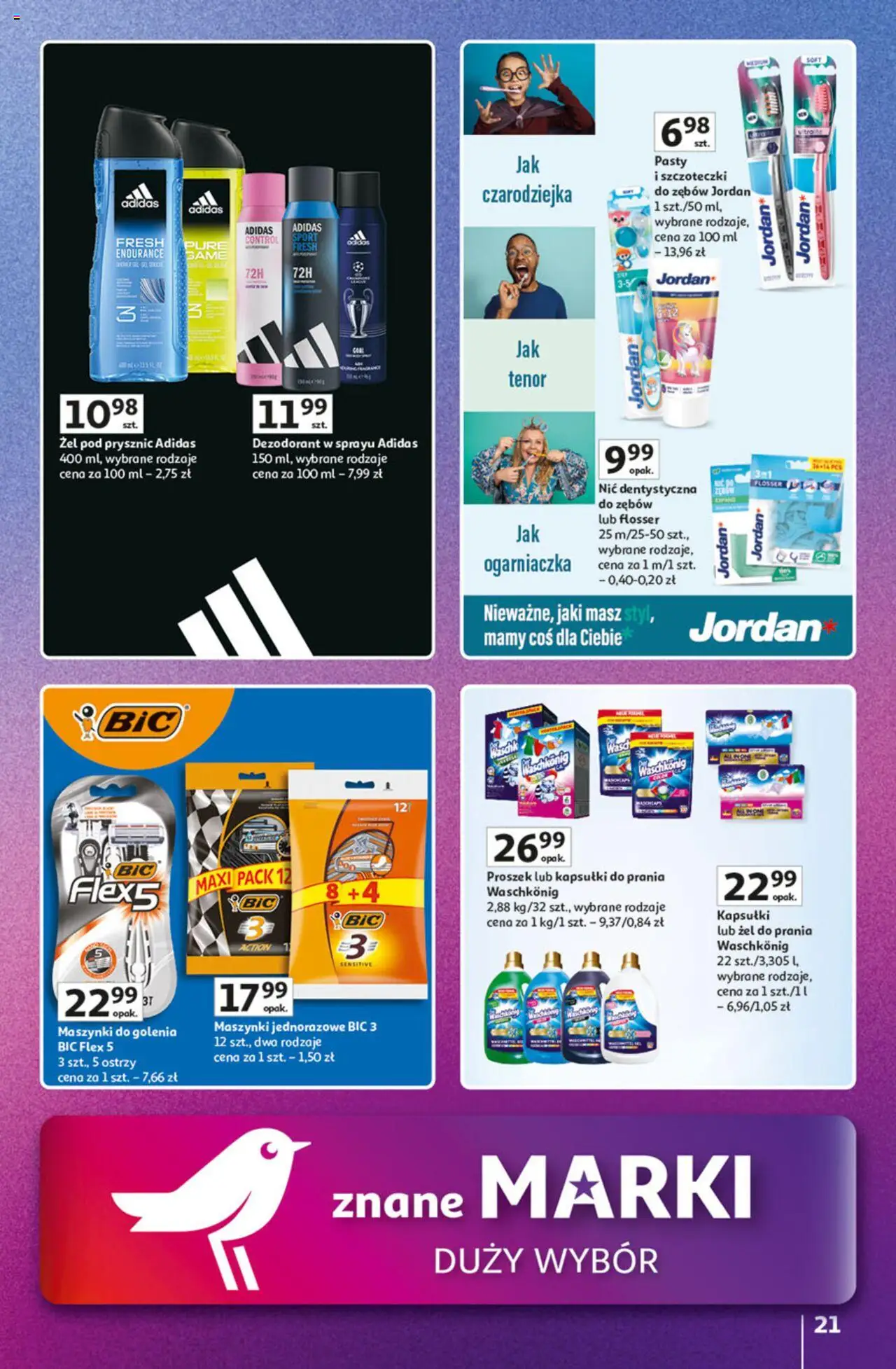 Auchan Znane marki duży wybór Hipermarket  Gazetka ważna od  04.09.2025 do 10.09.2025 strona 20