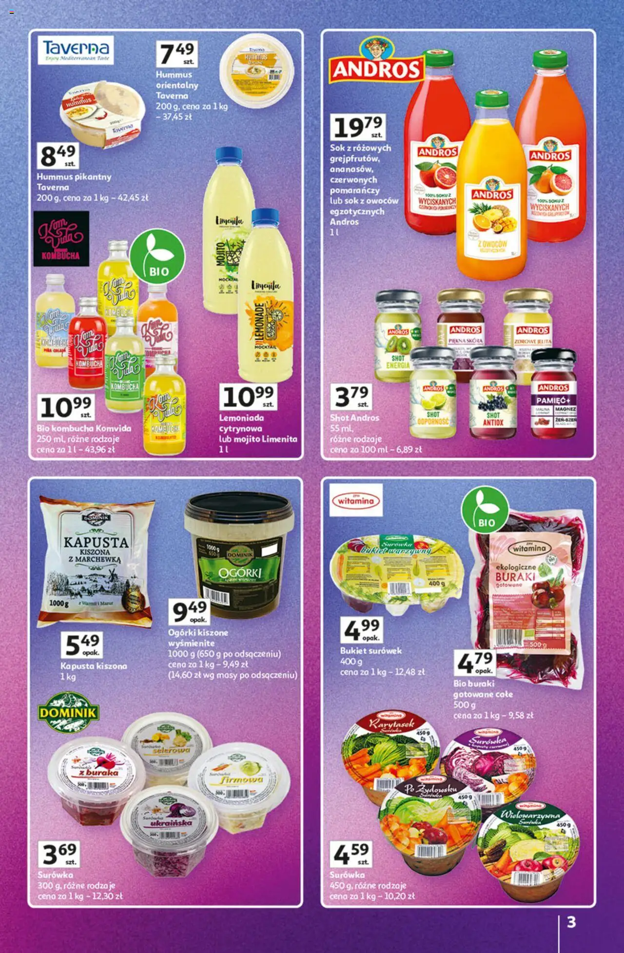 Auchan Znane marki duży wybór Hipermarket  Gazetka ważna od  04.09.2025 do 10.09.2025 strona 3