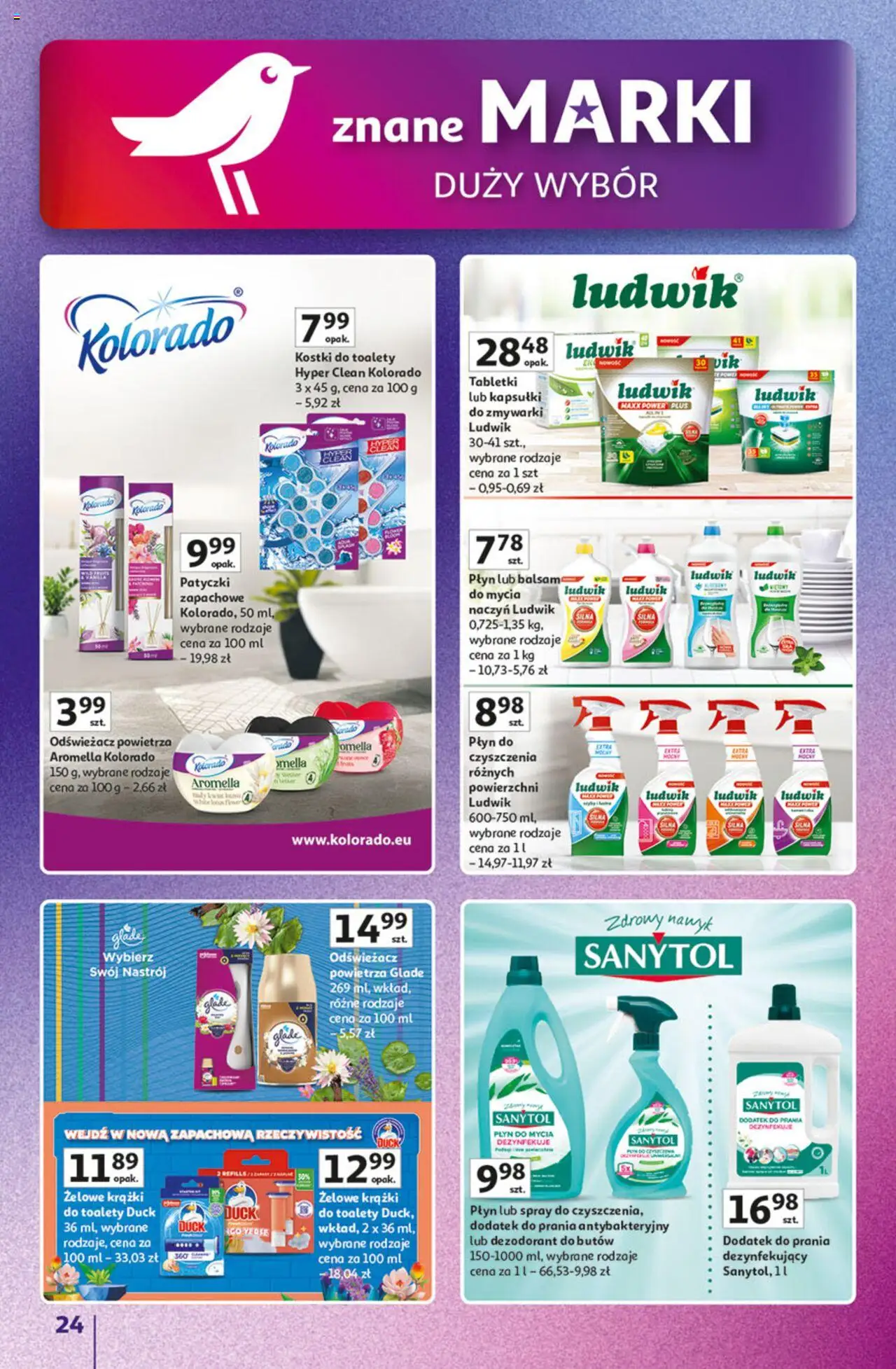 Auchan Znane marki duży wybór Hipermarket  Gazetka ważna od  04.09.2025 do 10.09.2025 strona 23