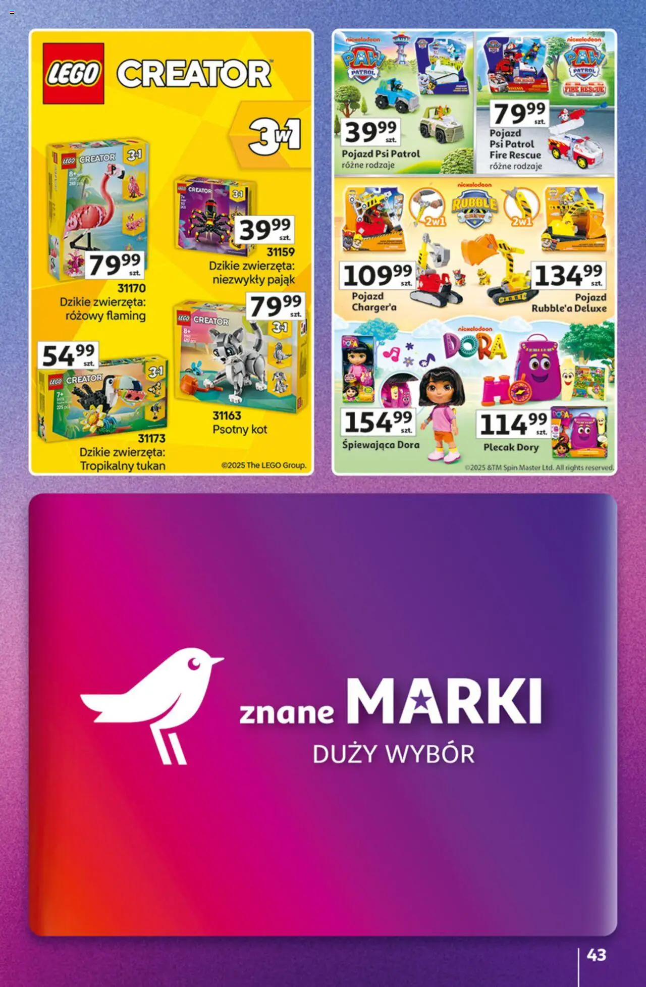 Auchan Znane marki duży wybór Hipermarket  Gazetka ważna od  04.09.2025 do 10.09.2025 strona 42