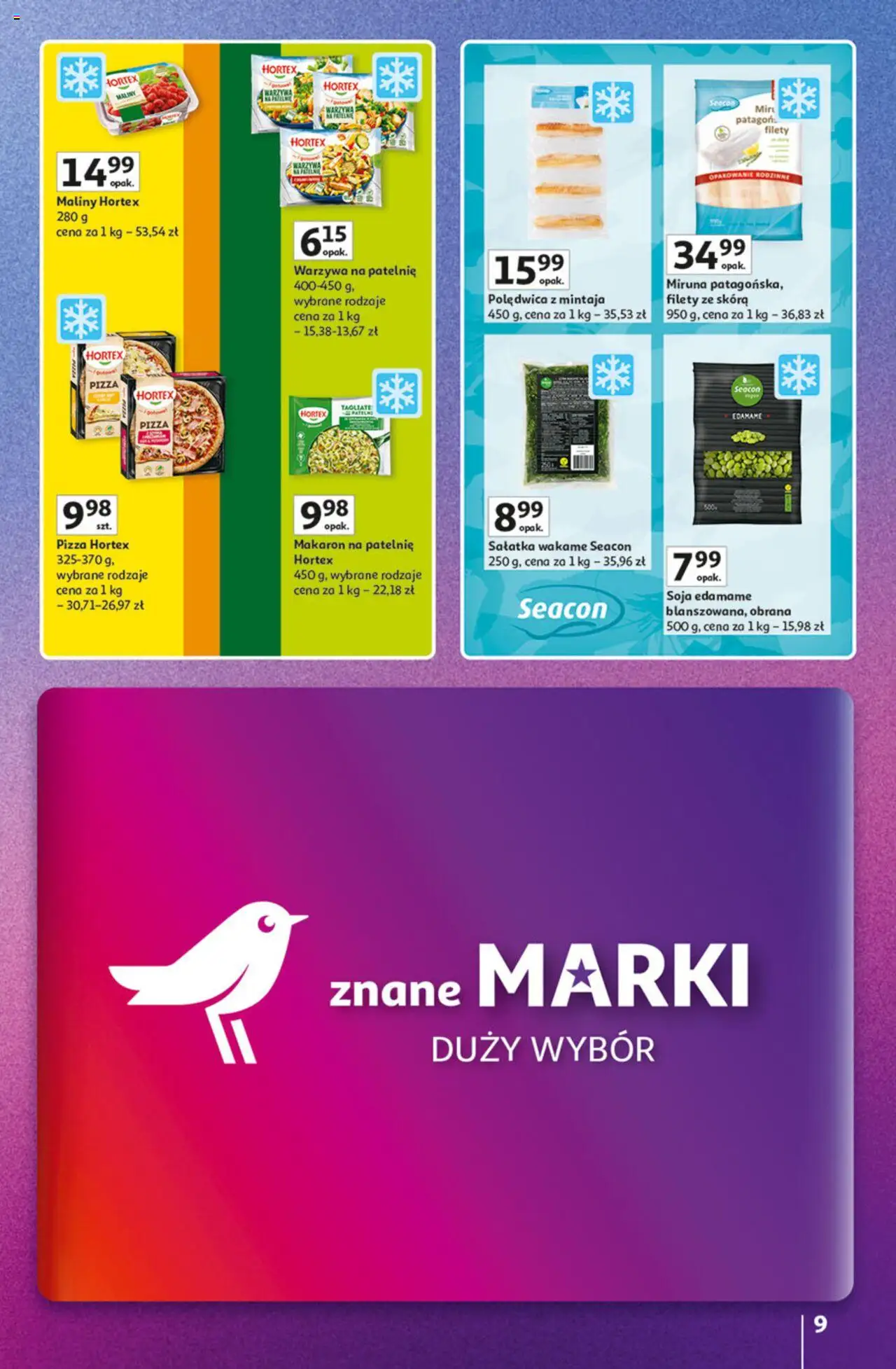 Auchan Znane marki duży wybór Hipermarket  Gazetka ważna od  04.09.2025 do 10.09.2025 strona 9