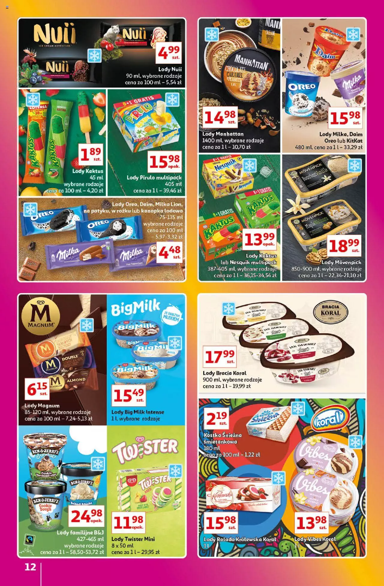 Auchan Znane Marki Lubiane Hipermarket Gazetka ważna od 01.06.2023 do 07.06.2023 strona 12