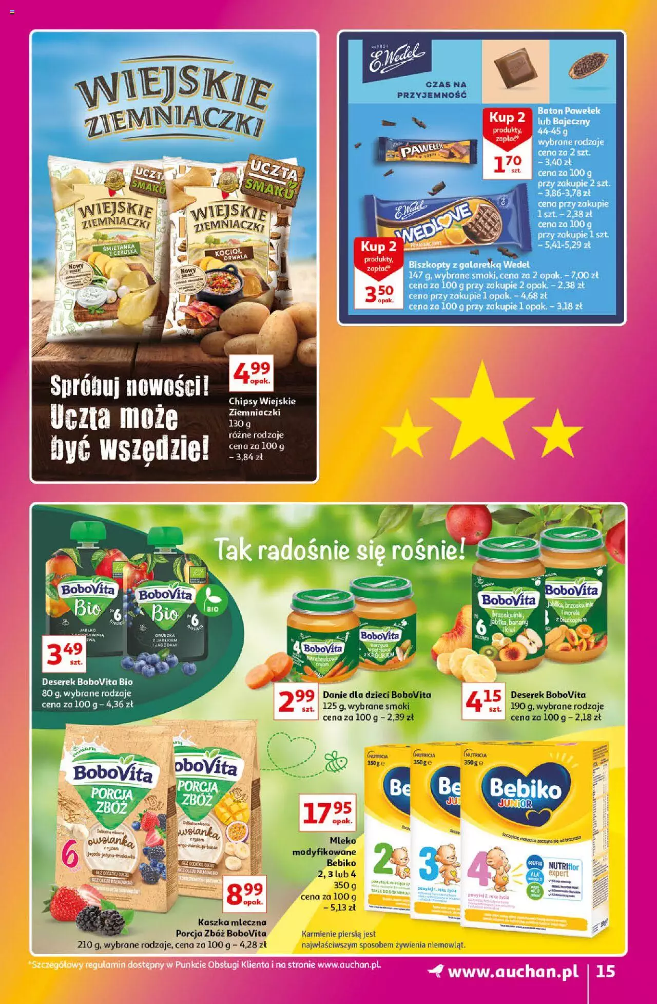 Auchan Znane Marki Lubiane Hipermarket Gazetka ważna od 01.06.2023 do 07.06.2023 strona 15