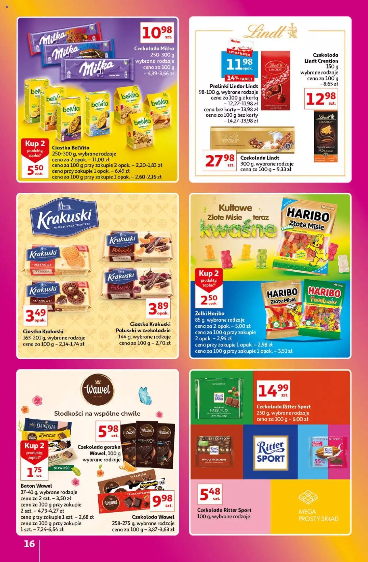Auchan Znane Marki Lubiane Hipermarket Gazetka ważna od 01.06.2023 do 07.06.2023 strona 16